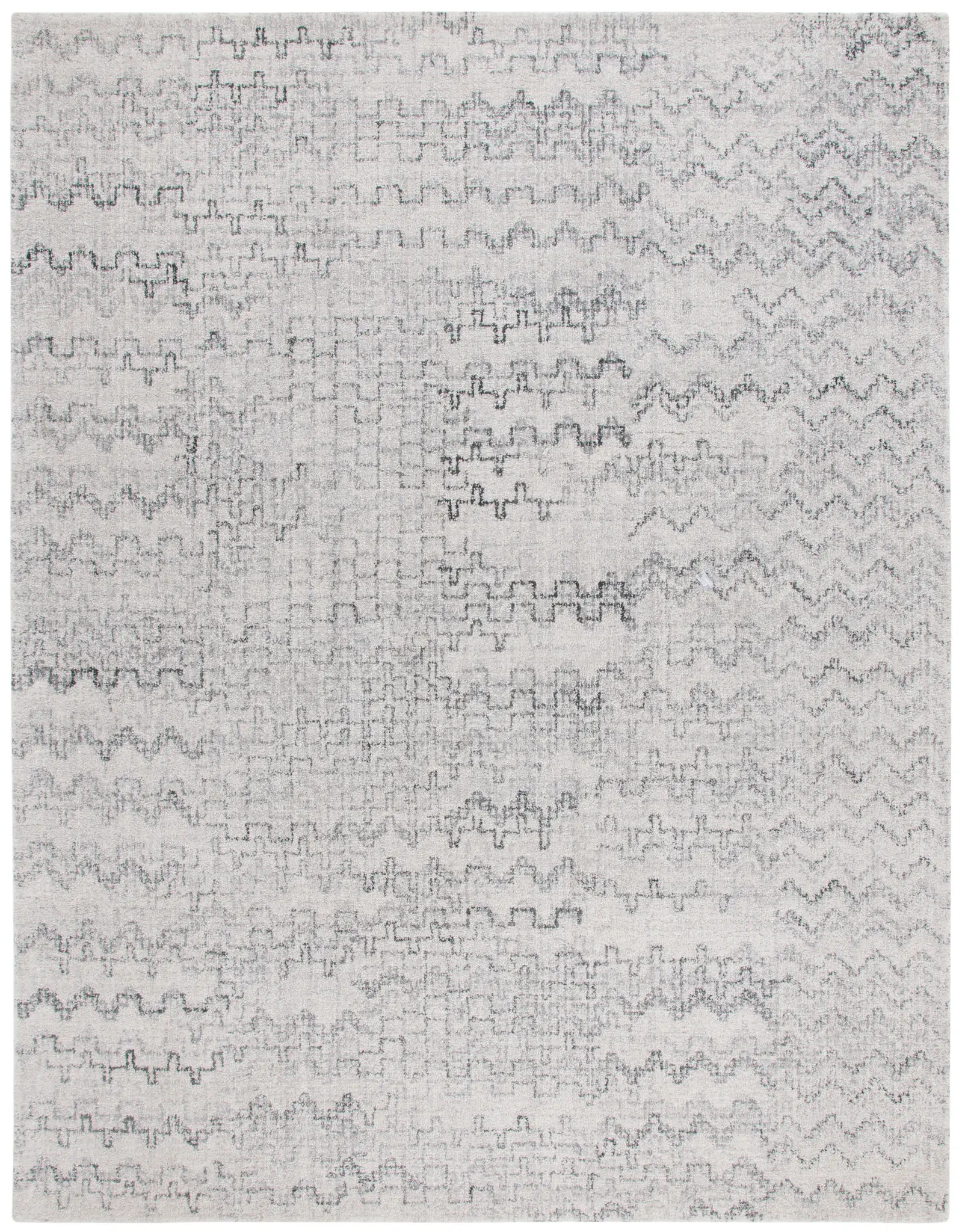 Marquee Stepped Wave Hand-Tufted Rug
