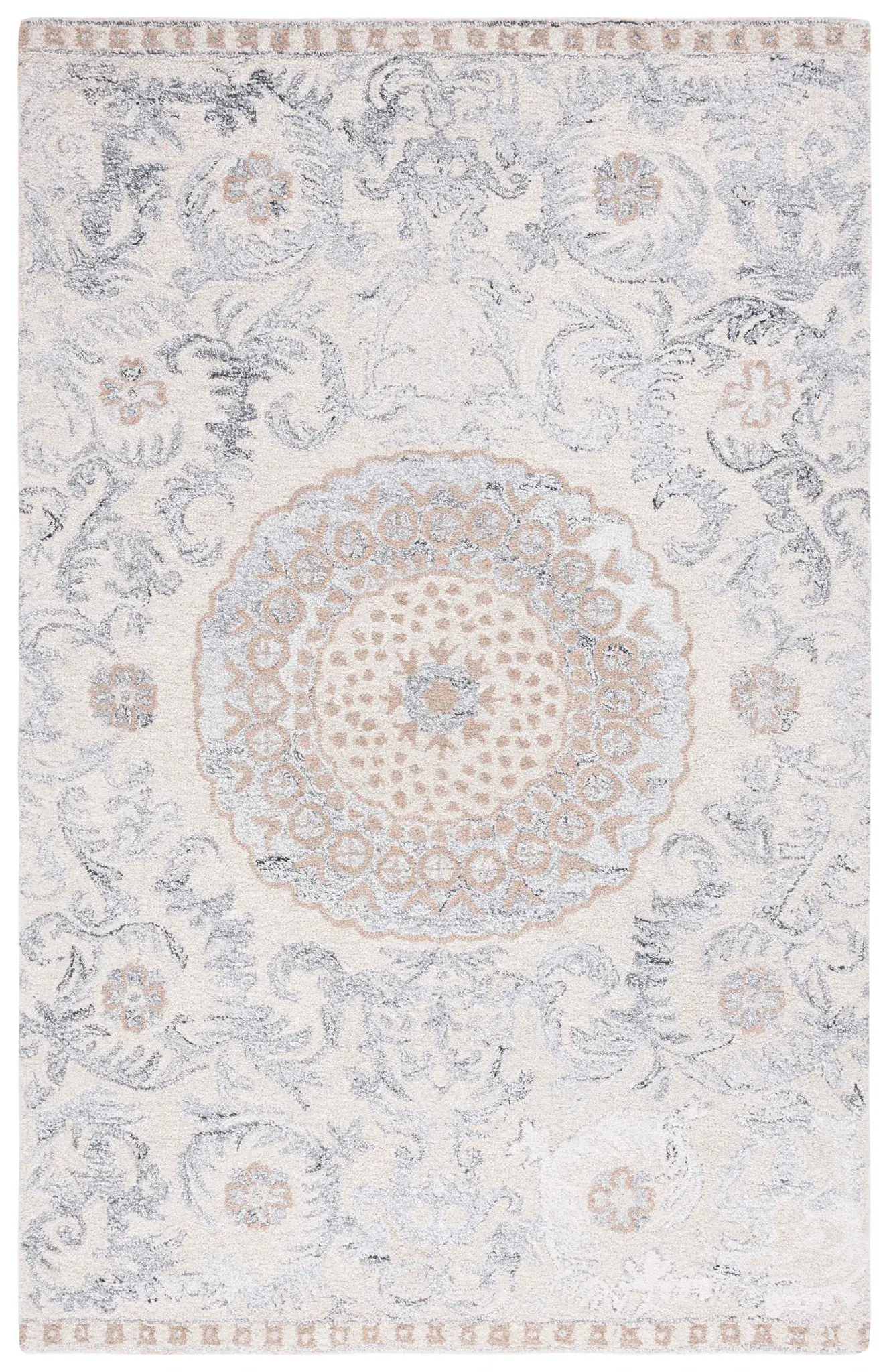 Marquee Medallion Hand-Tufted Wool Rug