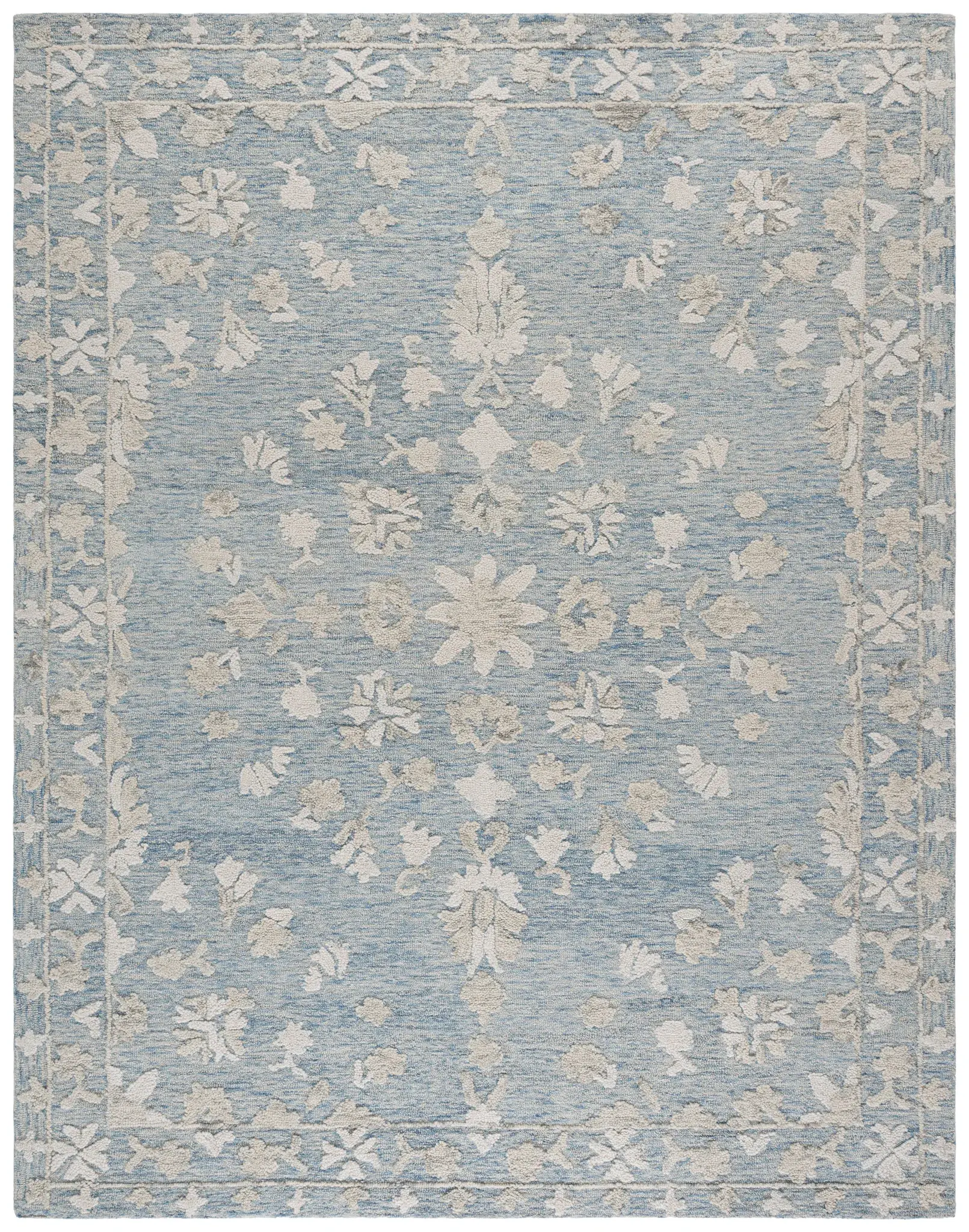 Marquee Faded Medallion Hand-Tufted Wool Rug
