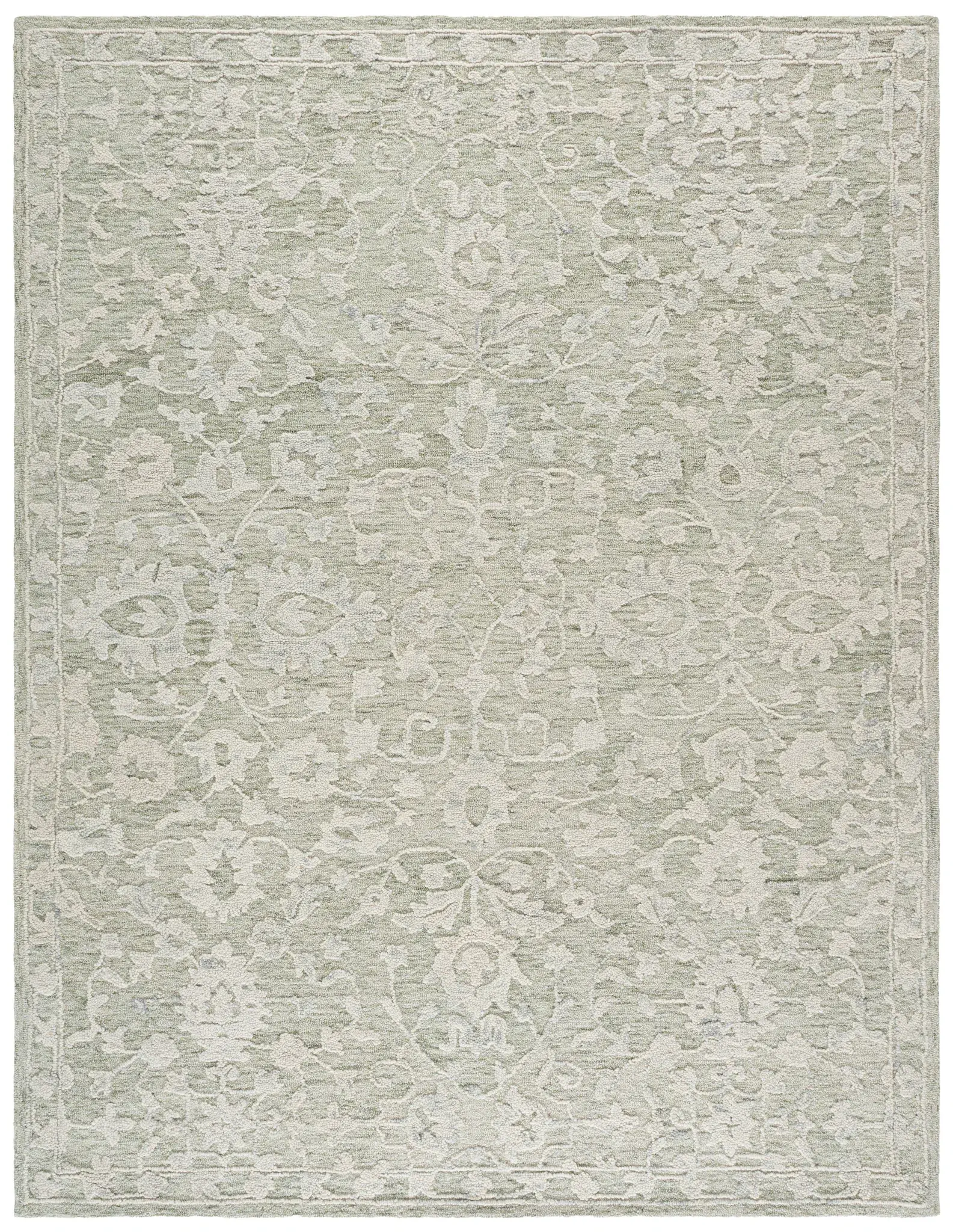 Marquee Floral Vine Hand-Tufted Rug