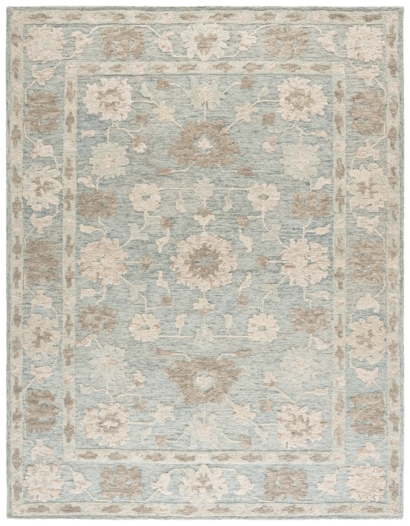 Marquee Transitional Floral Hand-Tufted Wool Rug