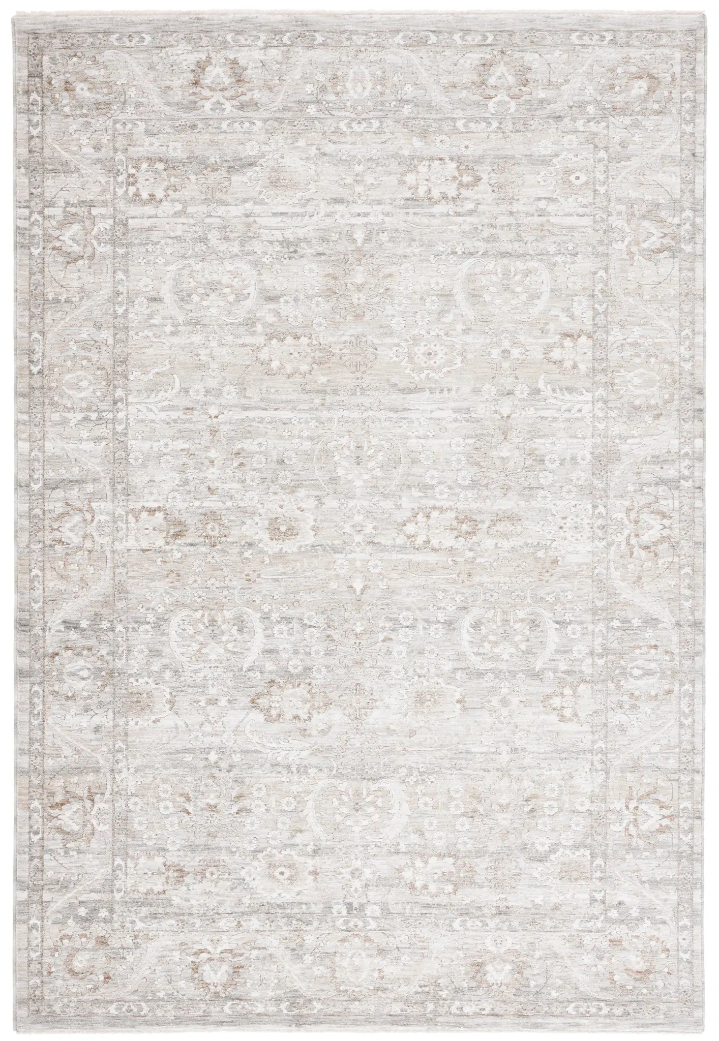 Mason Faded Floral Border Rug