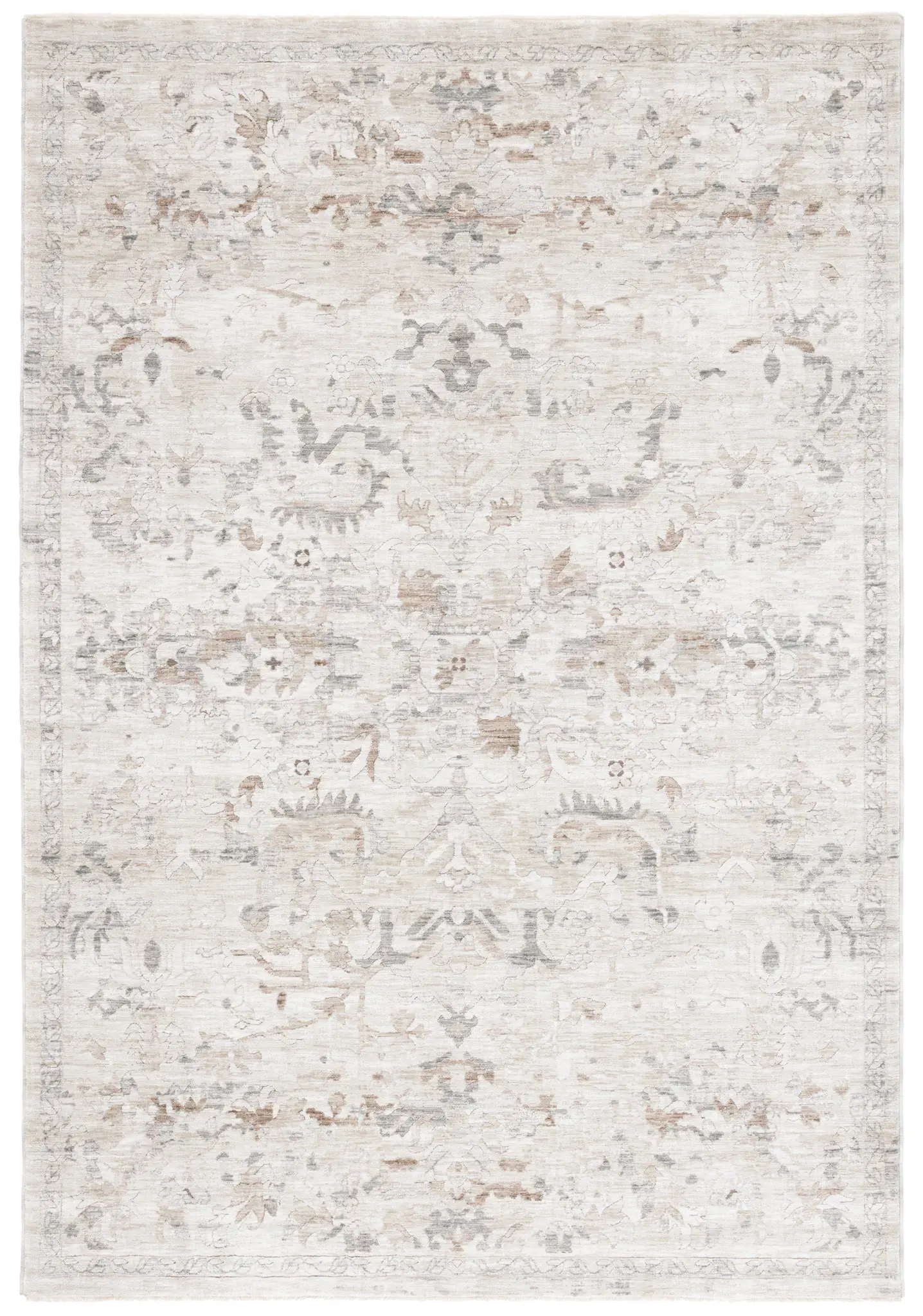 Mason Distressed Palmette Allover Rug