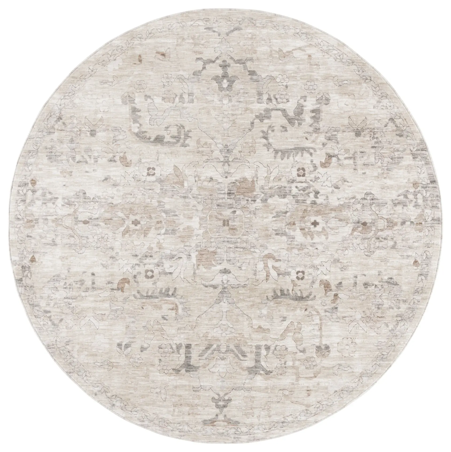 Mason Distressed Palmette Allover Rug