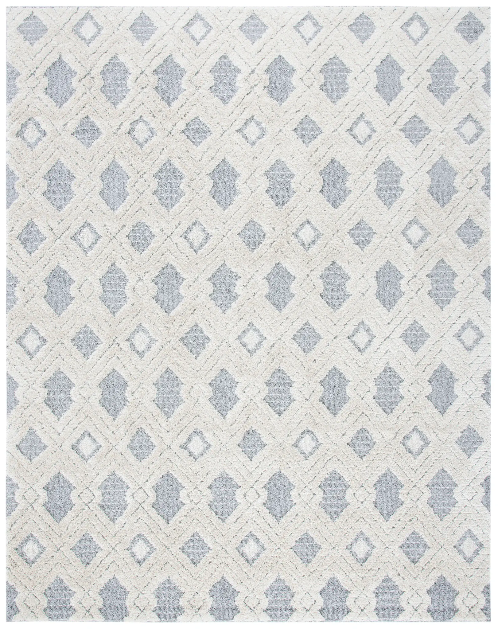 Martha Stewart Diamond Lattice Shag Rug