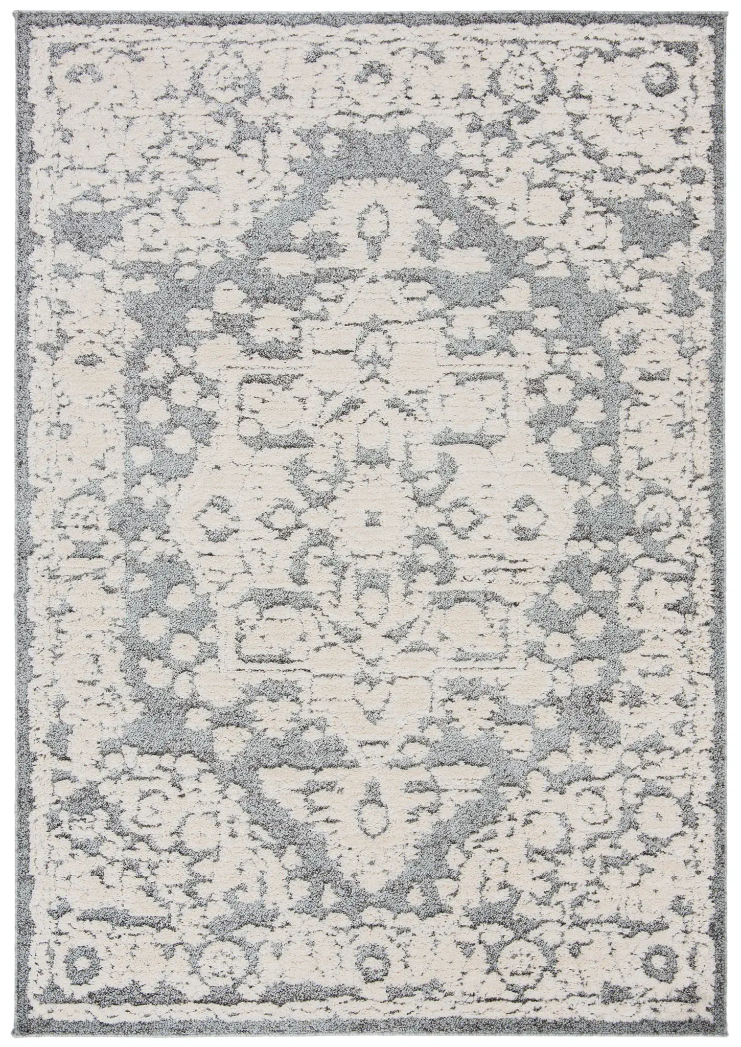 Martha Stewart Medallion Border Shag Rug