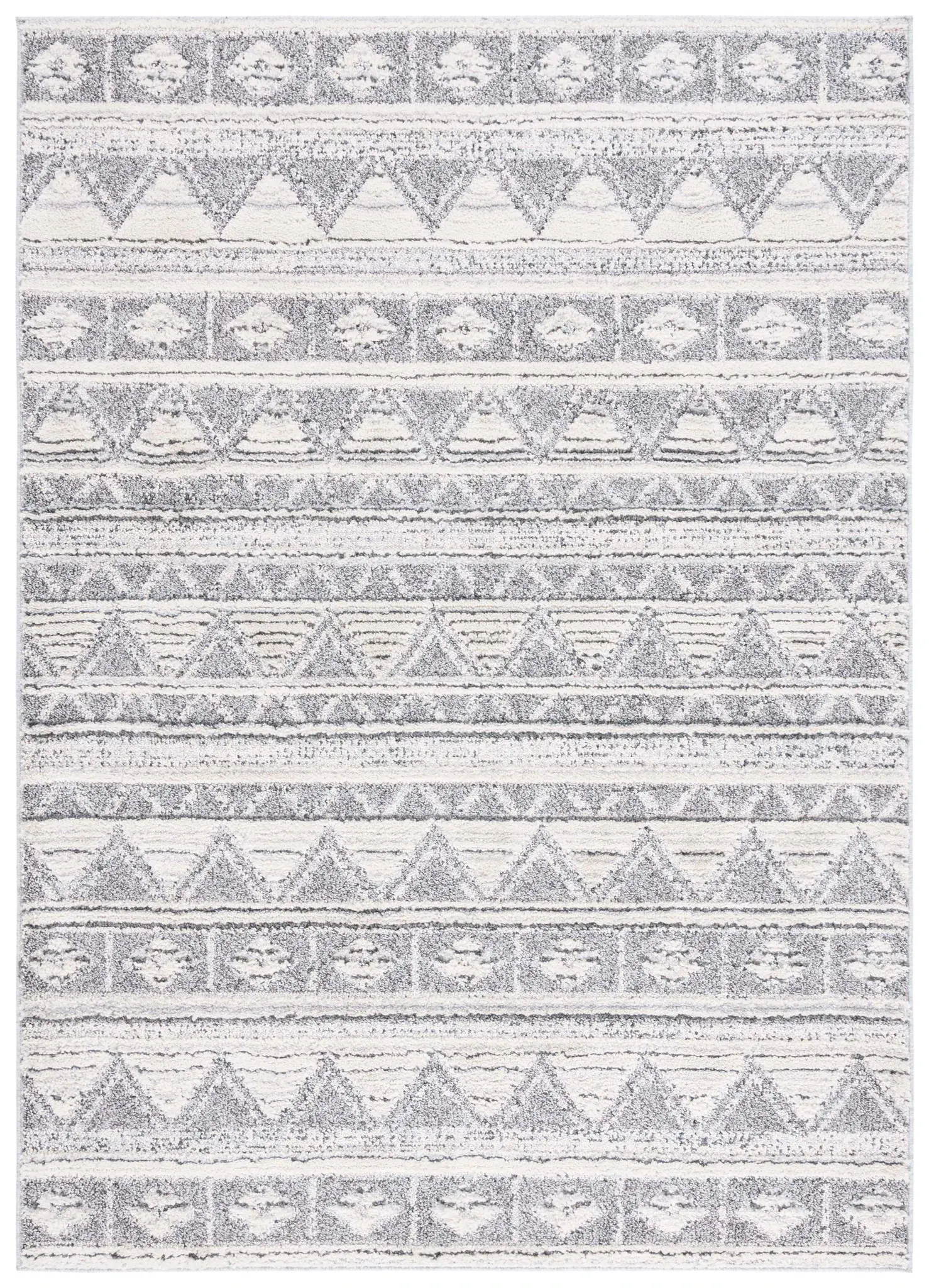 Martha Stewart Geometric Banded Shag Rug