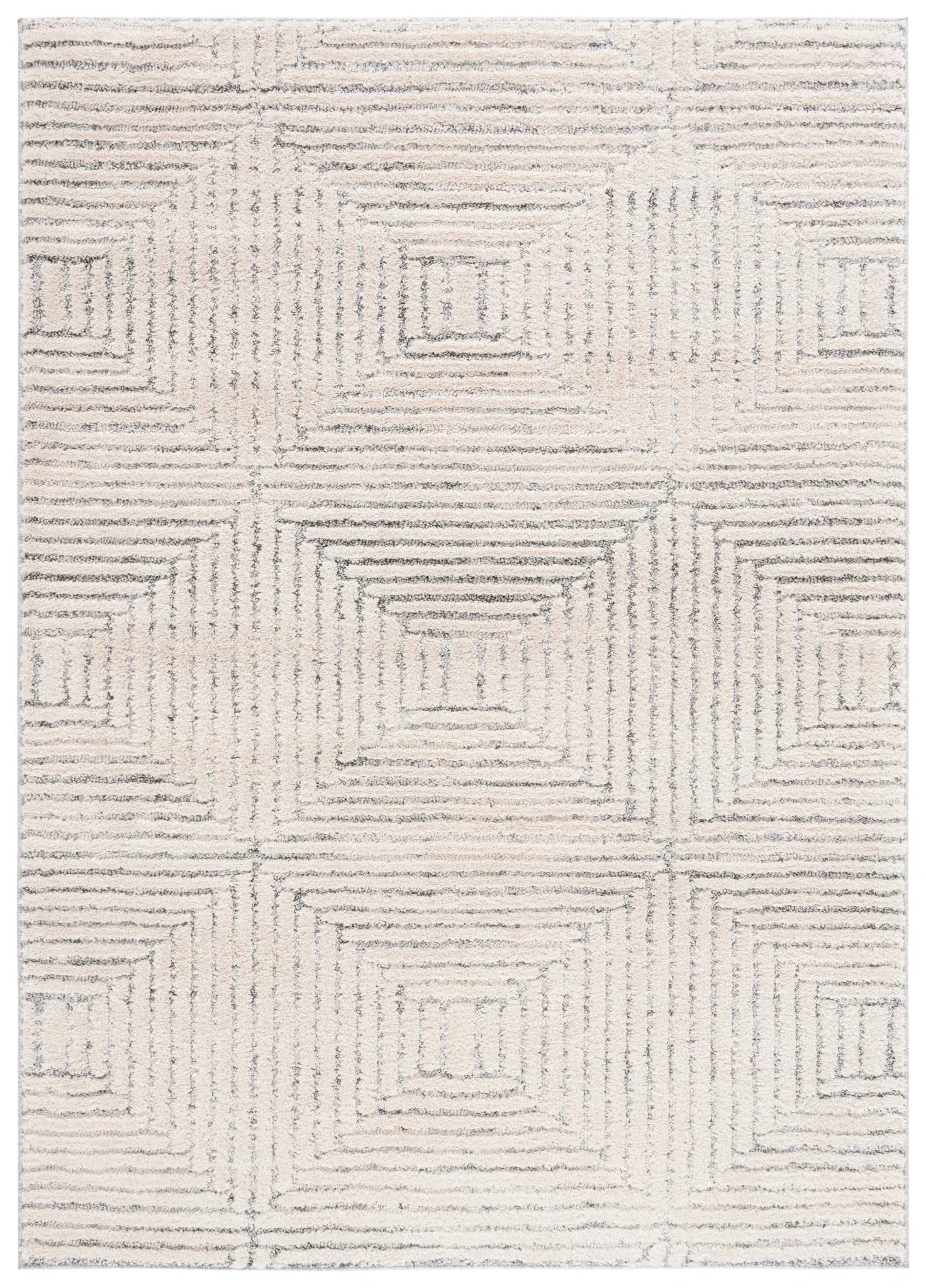 Martha Stewart Nested Square Shag Rug