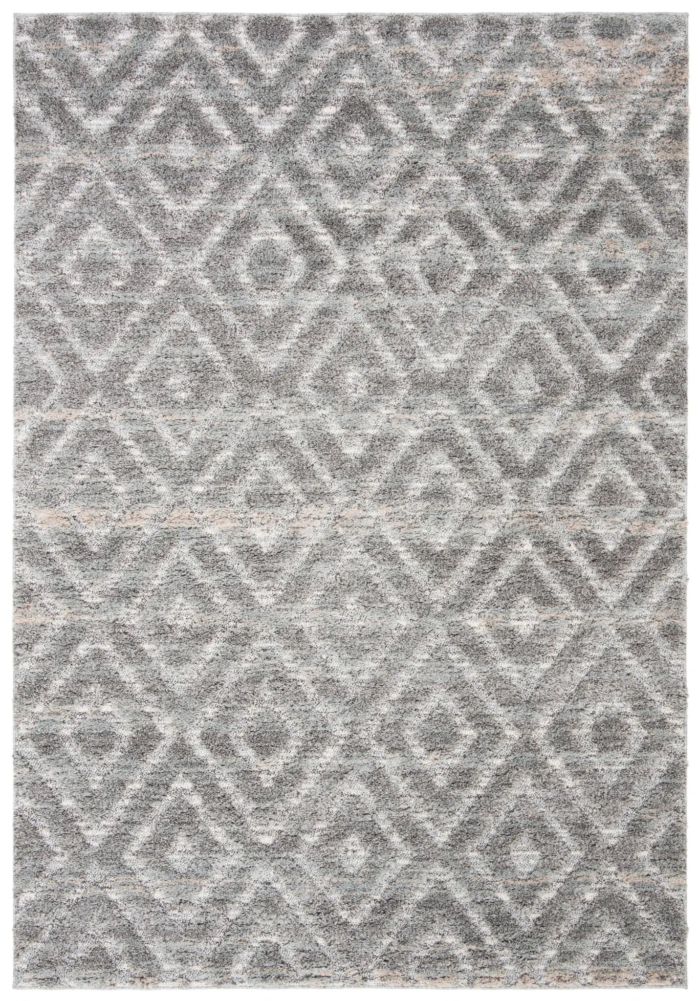 Martha Stewart Concentric Diamond Trellis Shag Rug