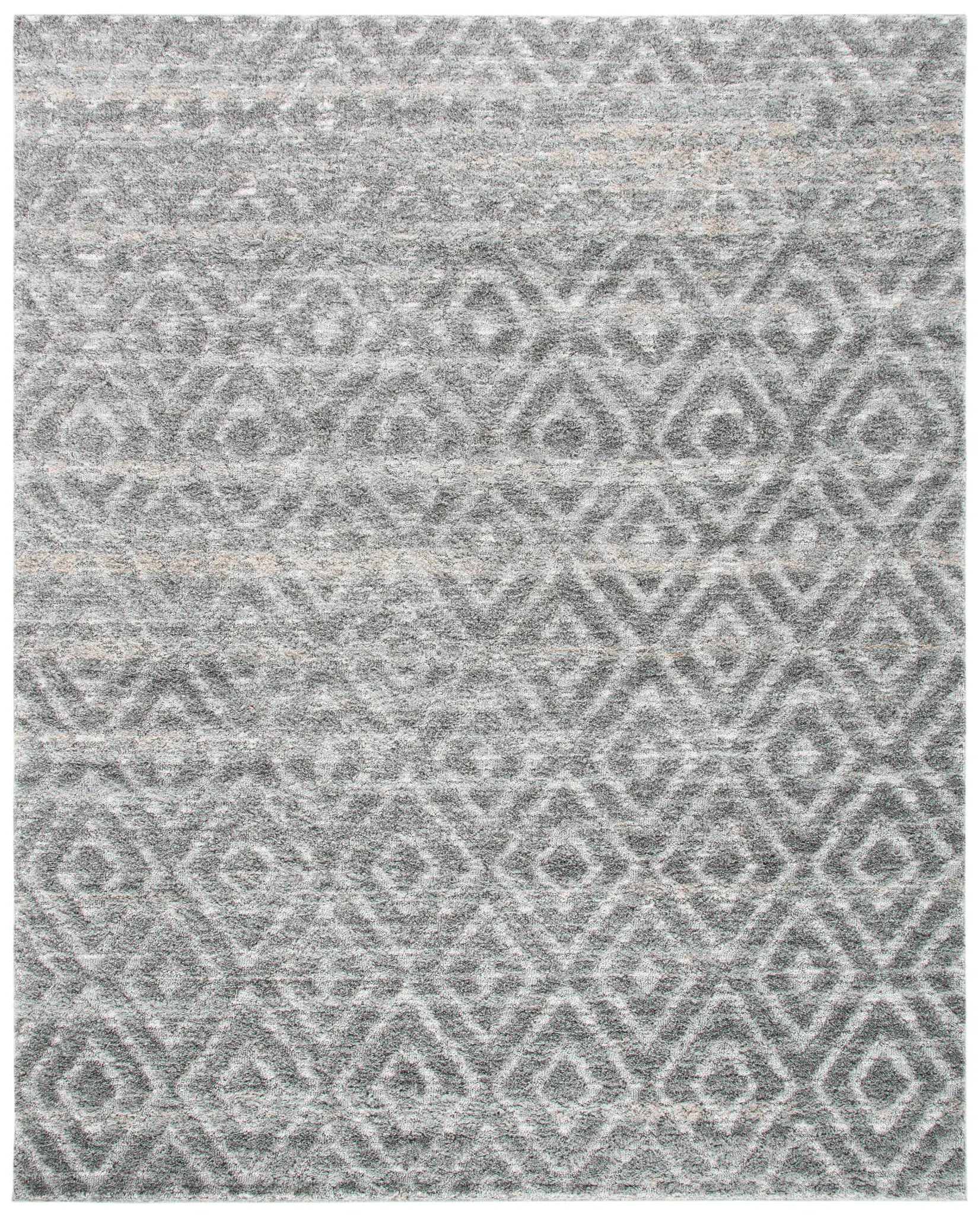Martha Stewart Concentric Diamond Trellis Shag Rug