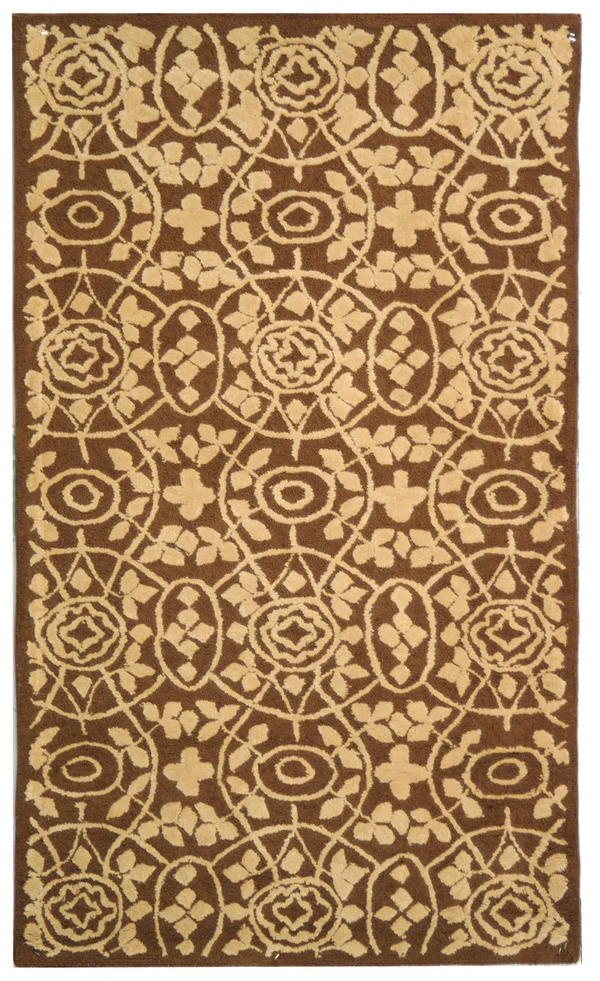 Martha Stewart Garden Trellis Hand-Hooked Cotton Outdoor Rug