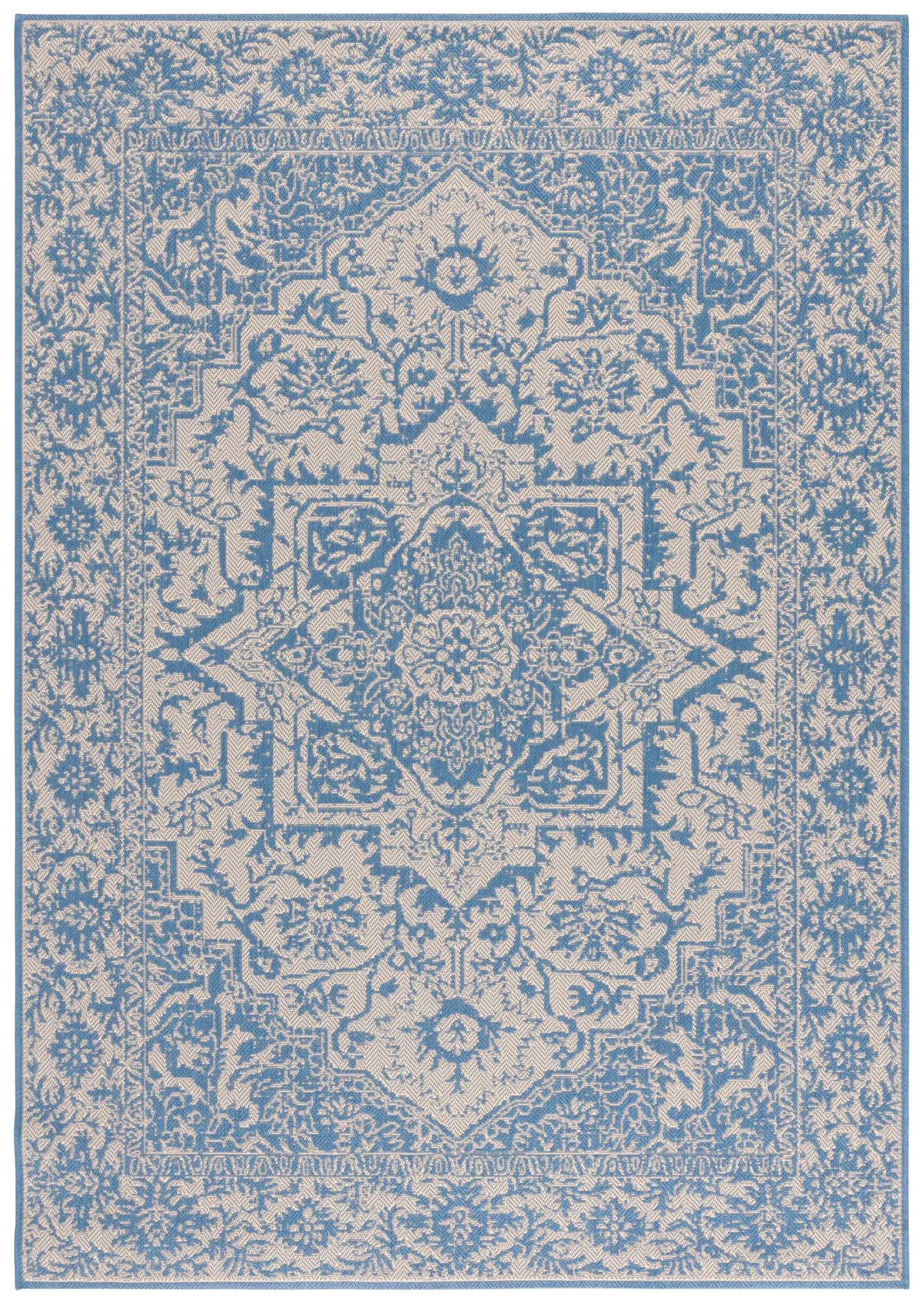 Martha Stewart Floral Medallion Outdoor Rug