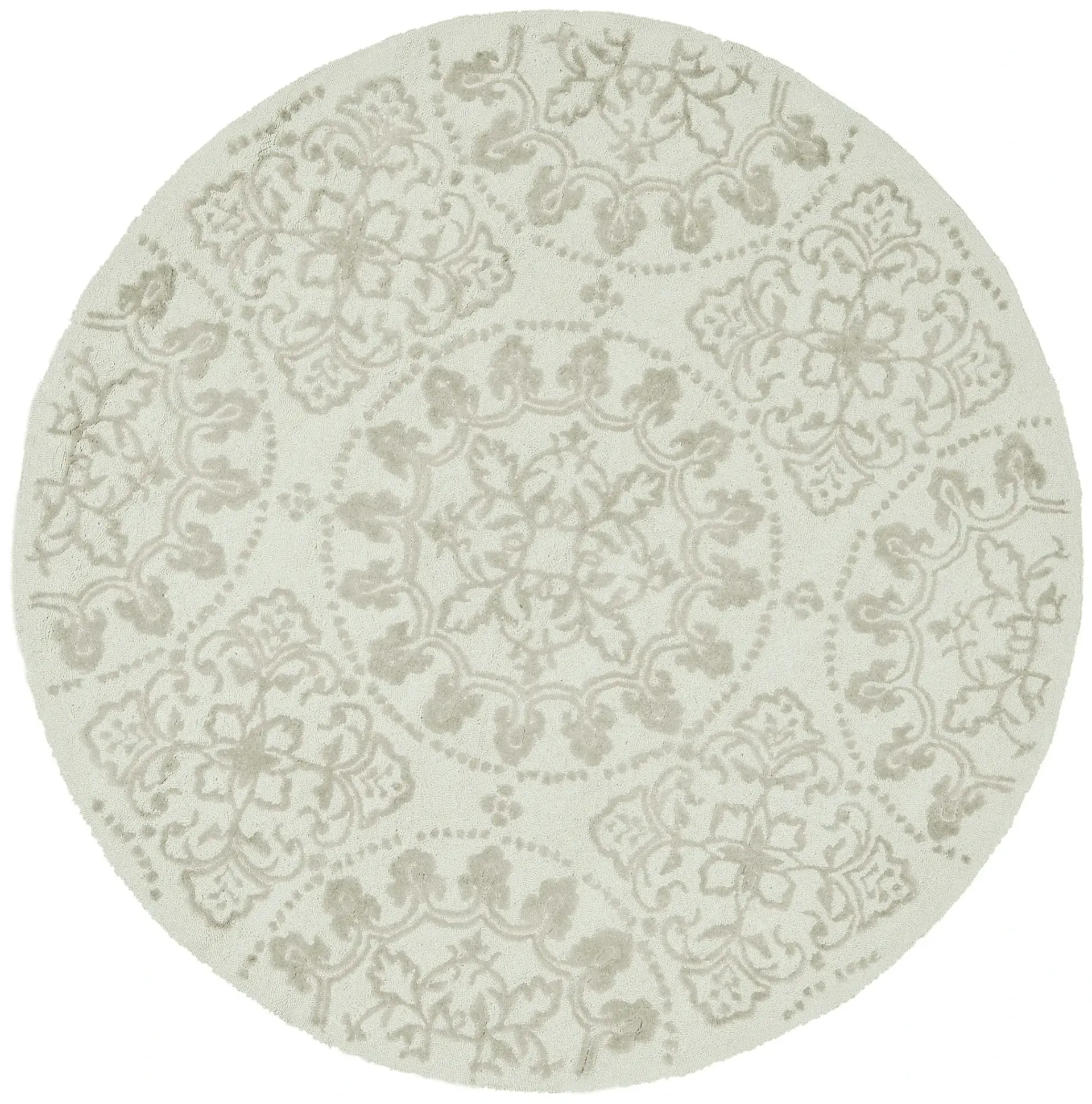 Martha Stewart Scrollwork Hand-Hooked Cotton Outdoor Rug