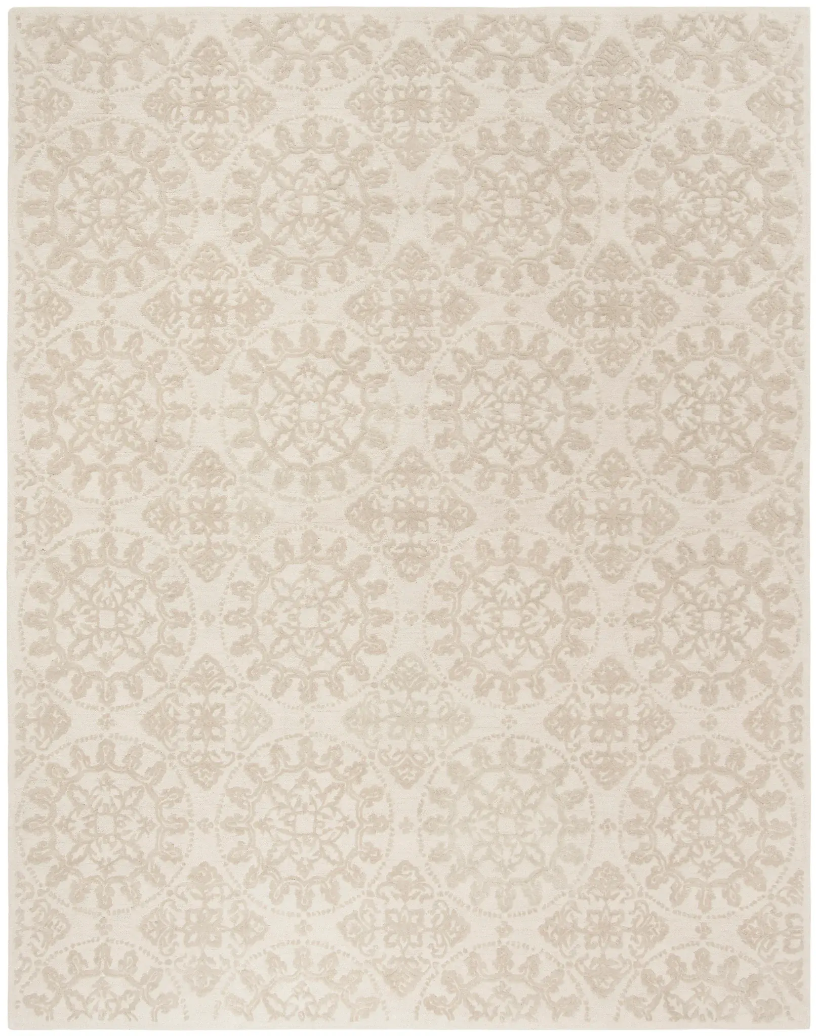 Martha Stewart Scrollwork Hand-Hooked Cotton Outdoor Rug