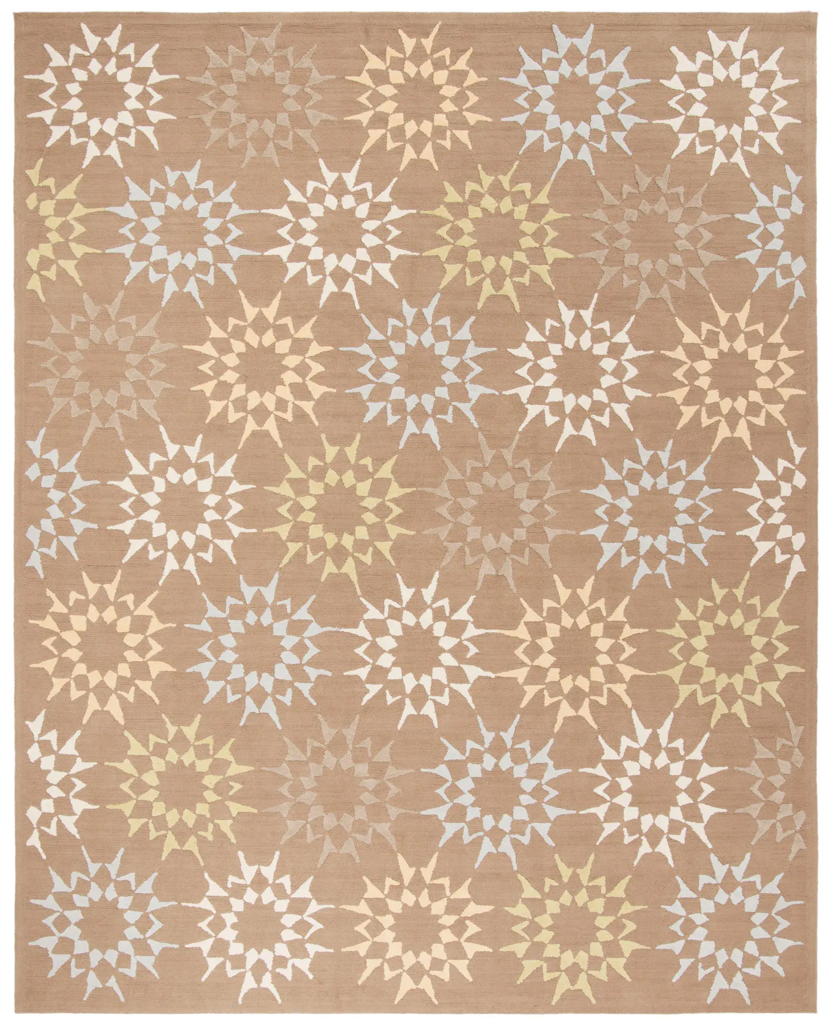 Martha Stewart Starburst Hand-Hooked Cotton Outdoor Rug