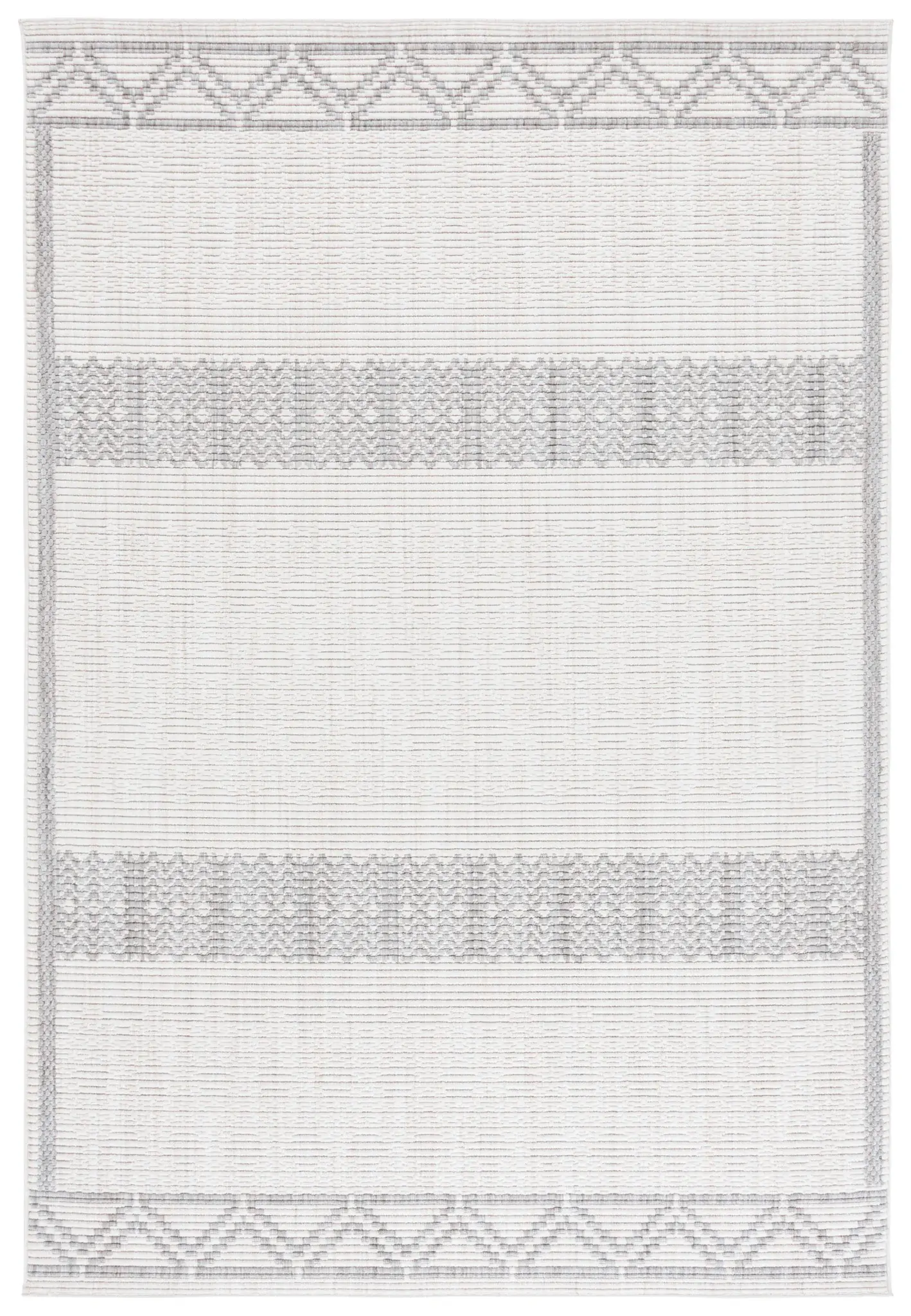 Martha Stewart Serenity Banded Geometric Rug