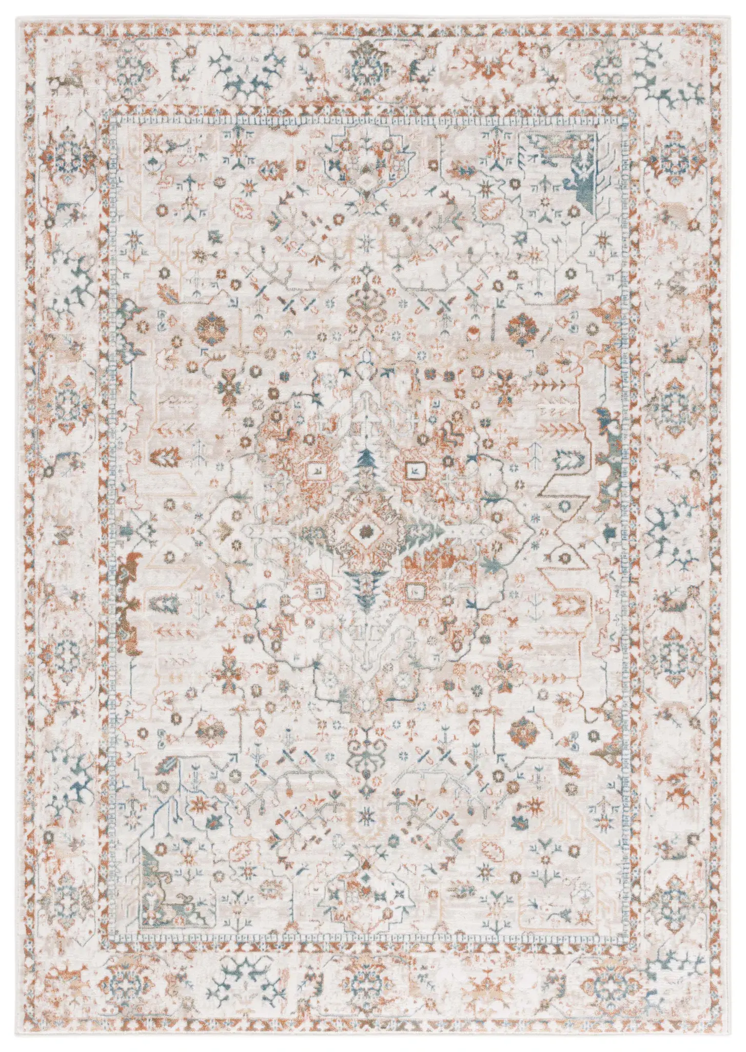 Martha Stewart Brighton Distressed Persian Medallion Rug