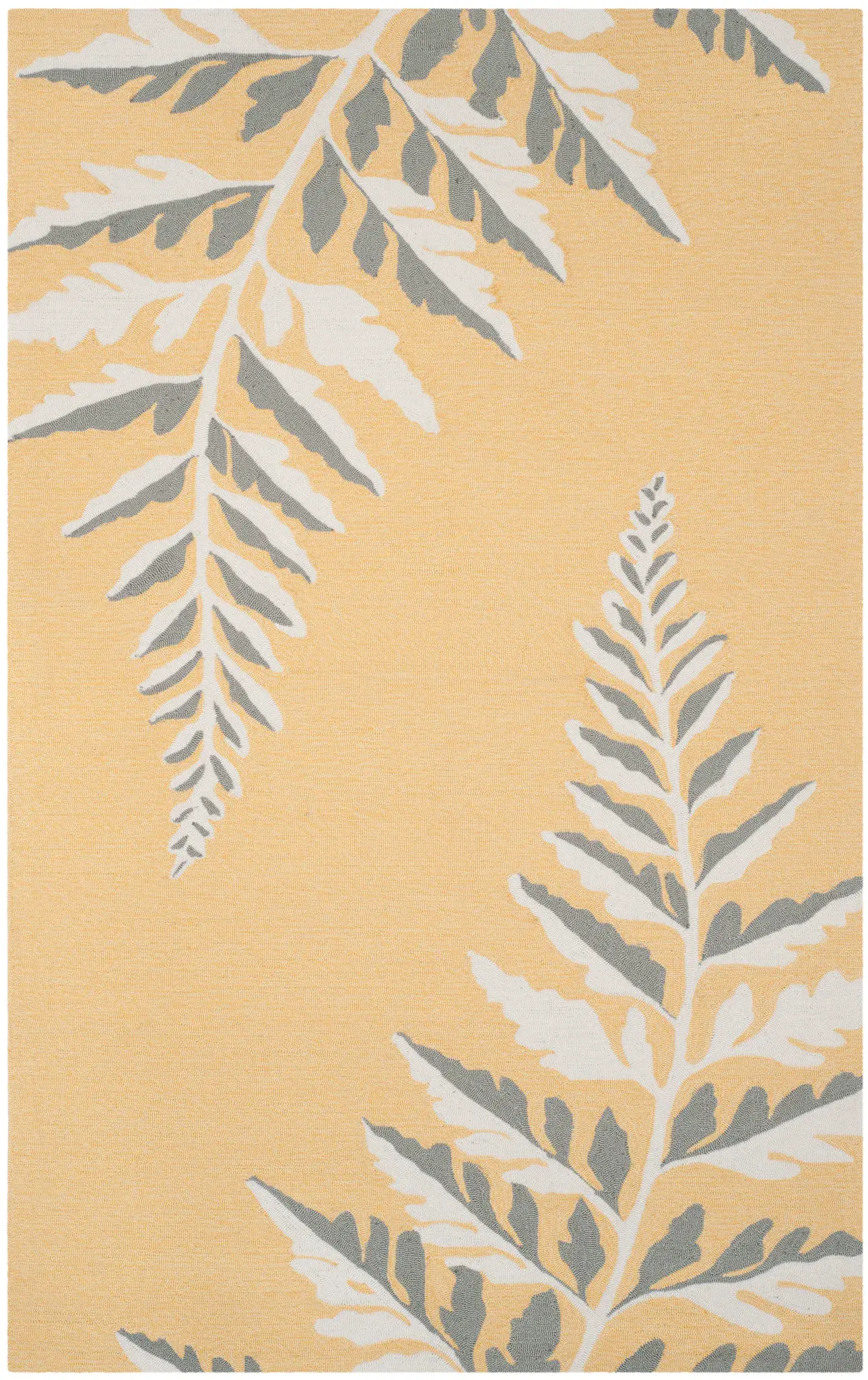 Martha Stewart Ferns Hand-Hooked Outdoor Rug