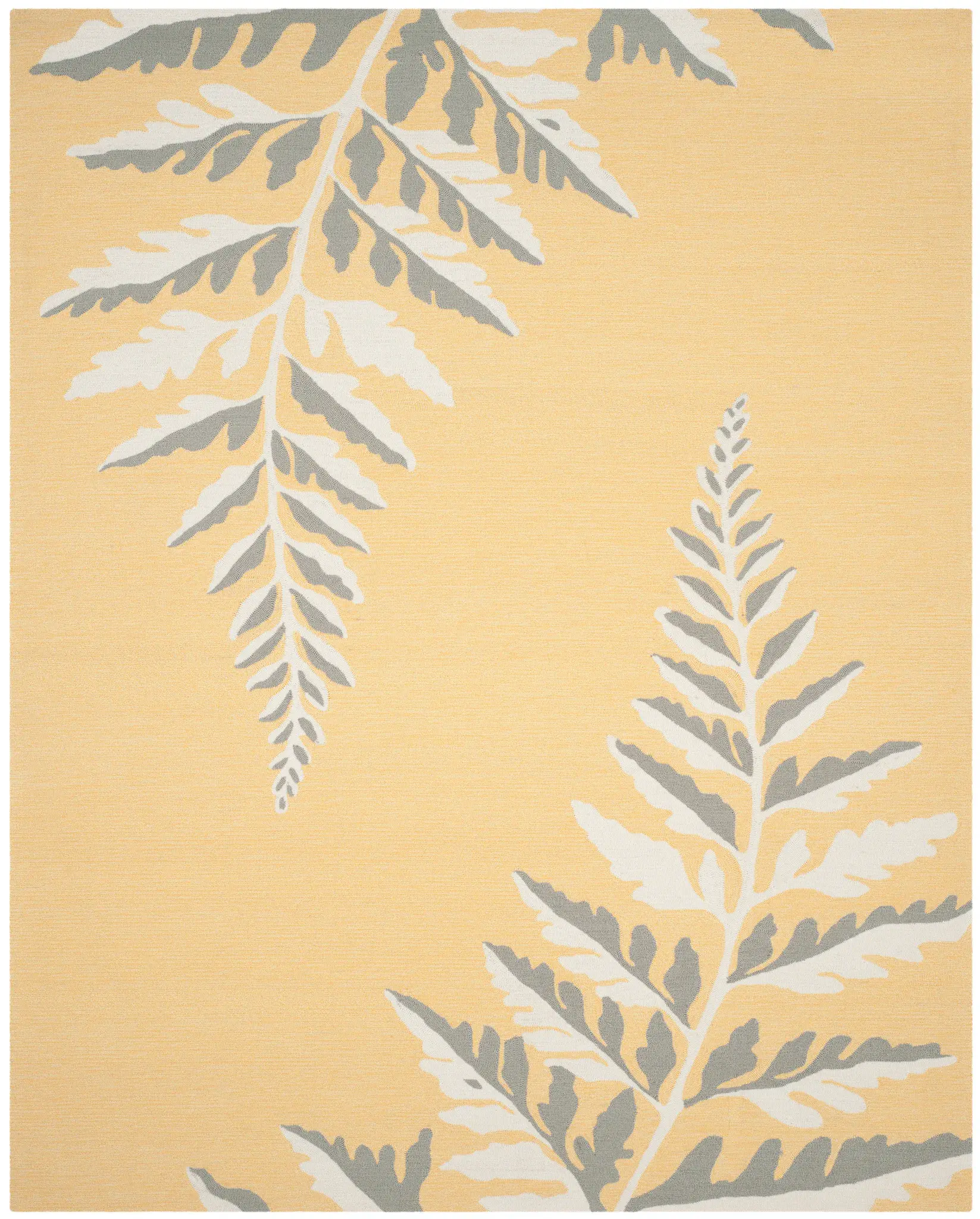 Martha Stewart Ferns Hand-Hooked Outdoor Rug
