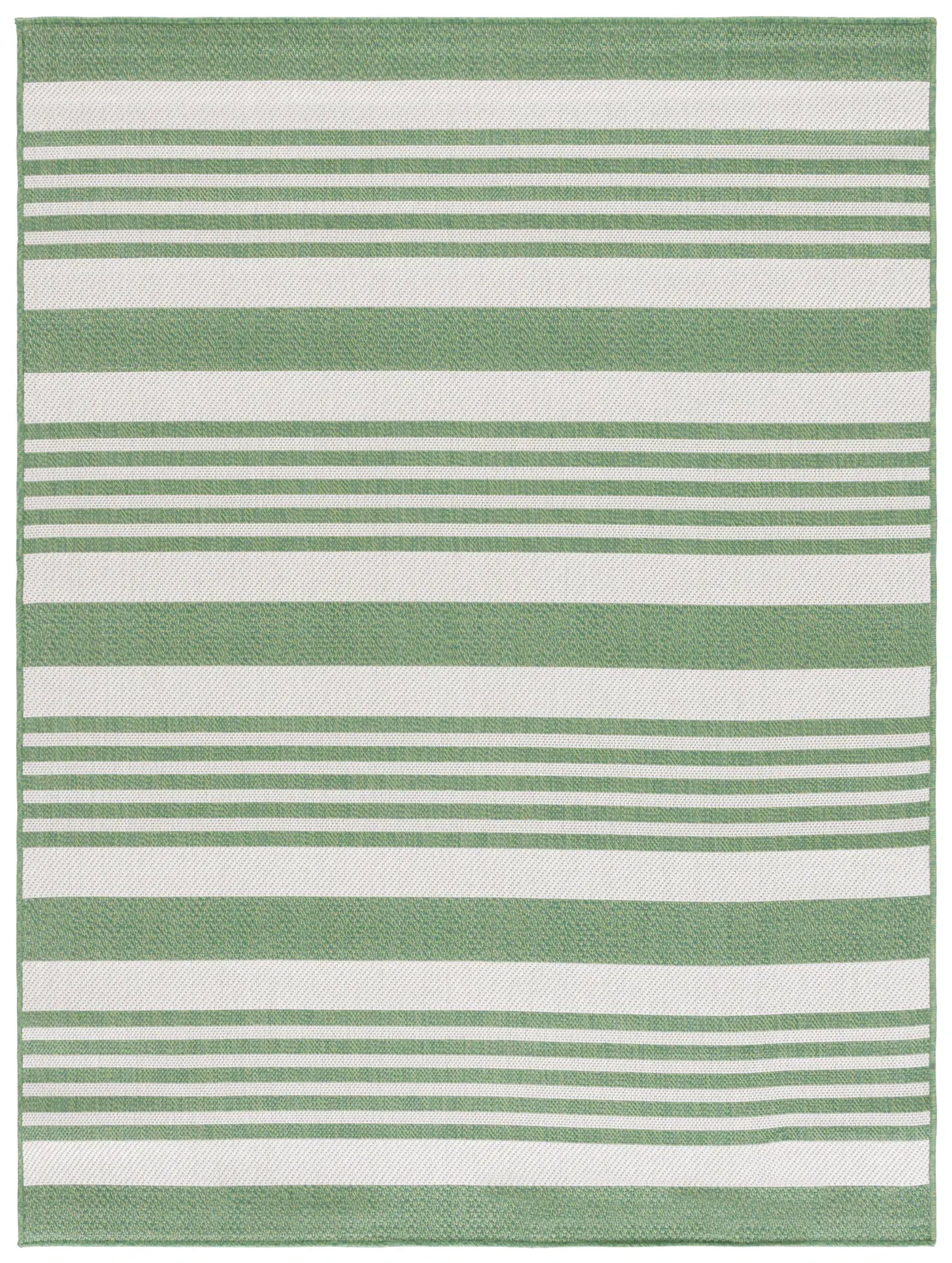 Martha Stewart Wicker Striped Outdoor Rug