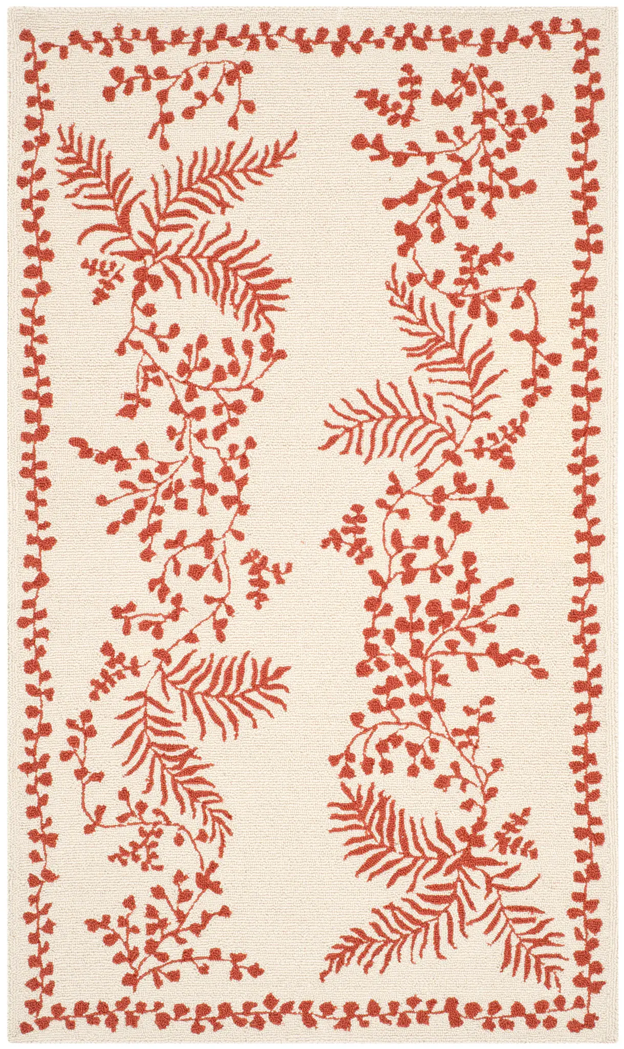 Martha Stewart Fern Row Wool Outdoor Rug