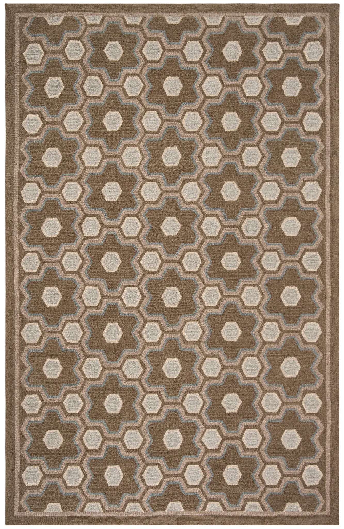 Martha Stewart Puzzle Wool Outdoor Rug