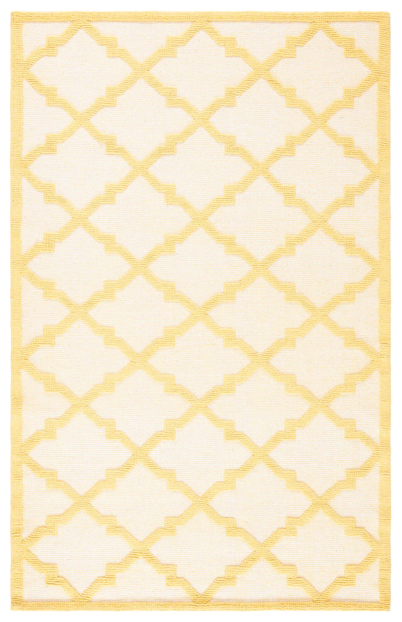 Martha Stewart Lattice Hand-Woven Wool Outdoor Rug