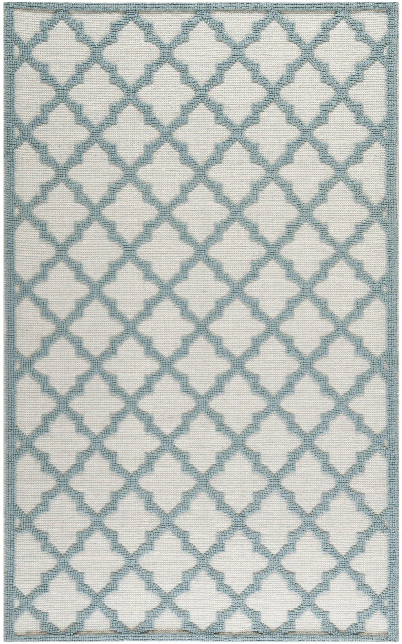 Martha Stewart Lattice Hand-Woven Wool Outdoor Rug