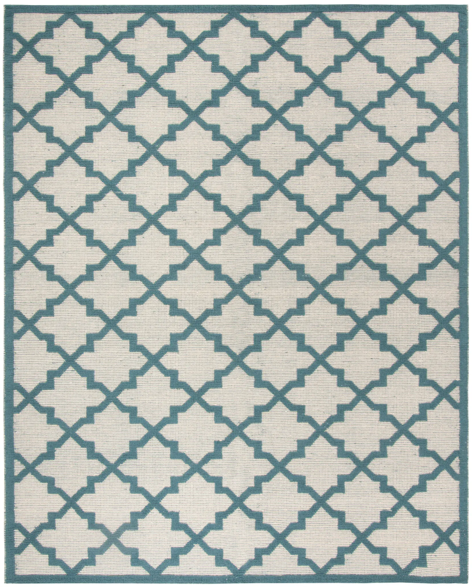 Martha Stewart Lattice Hand-Woven Wool Outdoor Rug