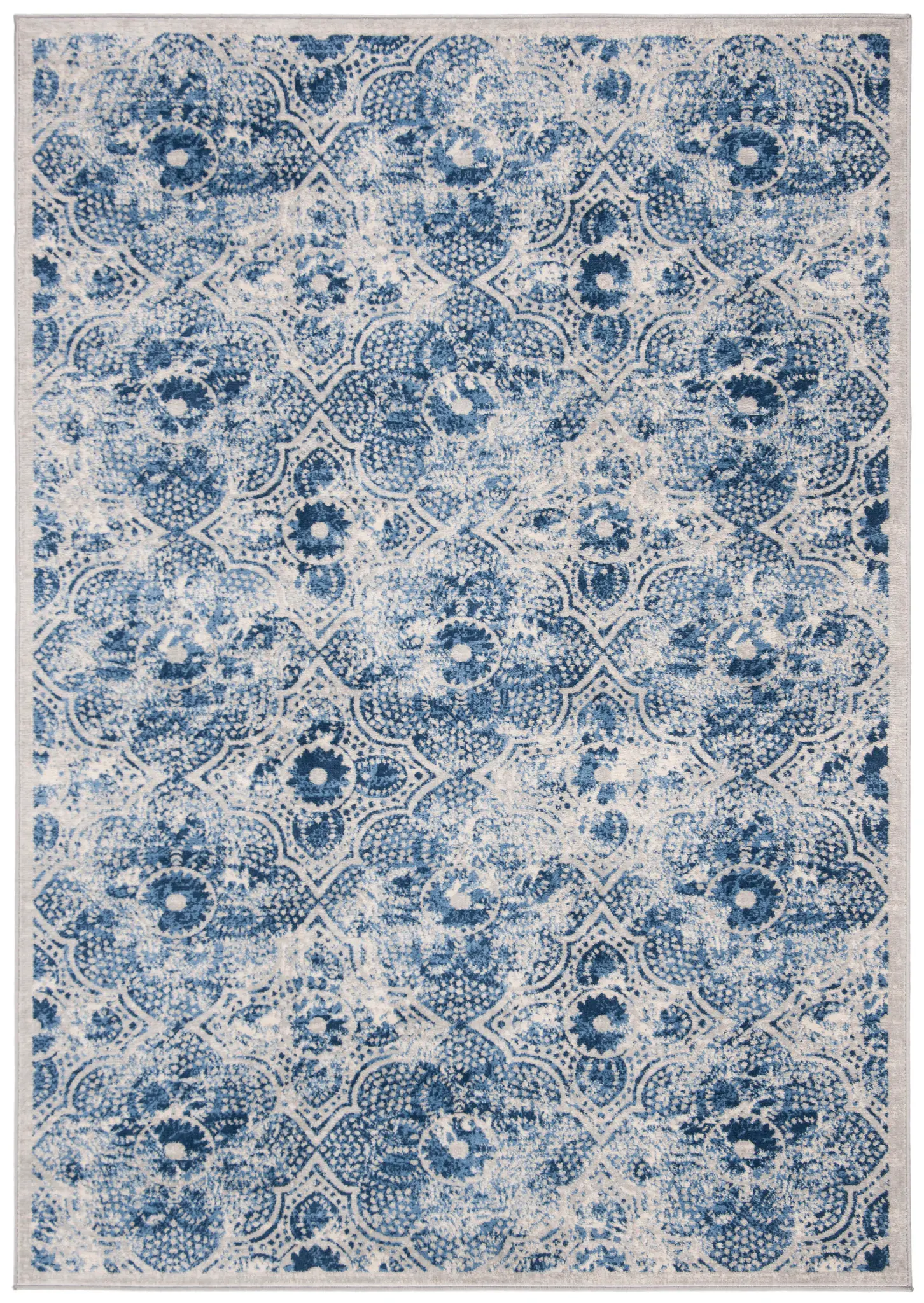 Martha Stewart Floral Tile Rug