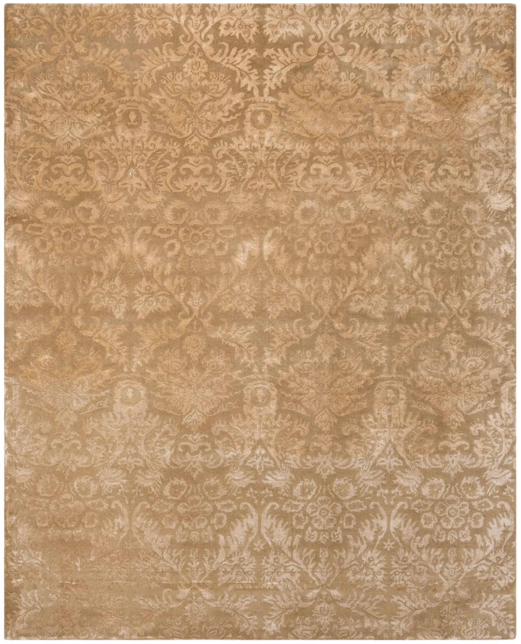 Martha Stewart Damask Hand-Tufted Outdoor Rug