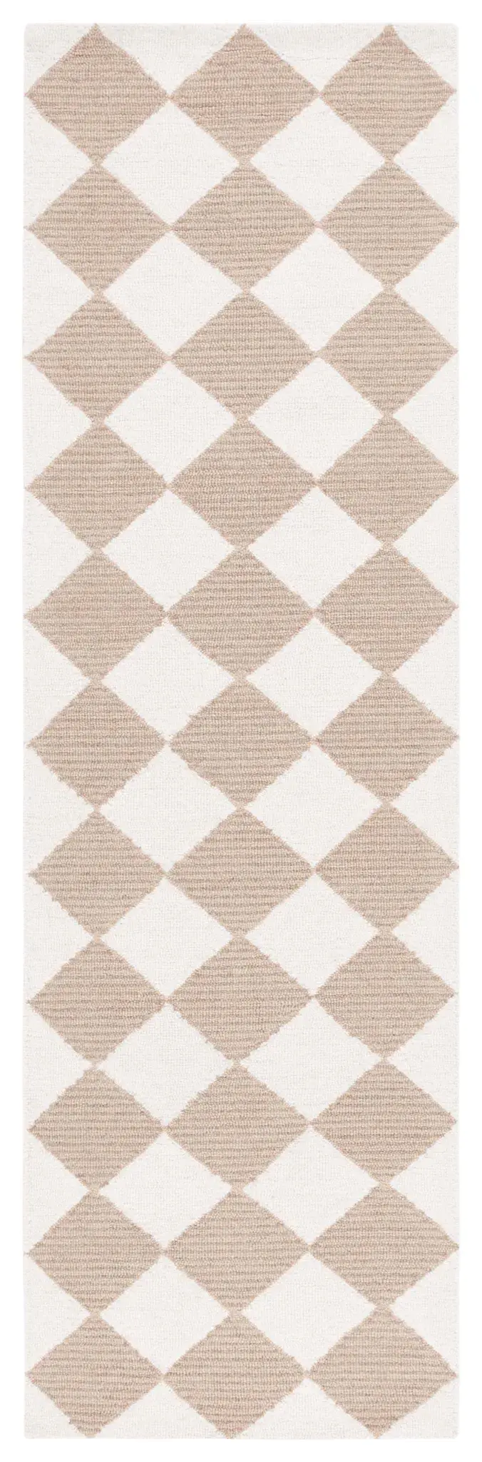 Martha Stewart Diamond Checkerboard Hand-Tufted Wool Rug