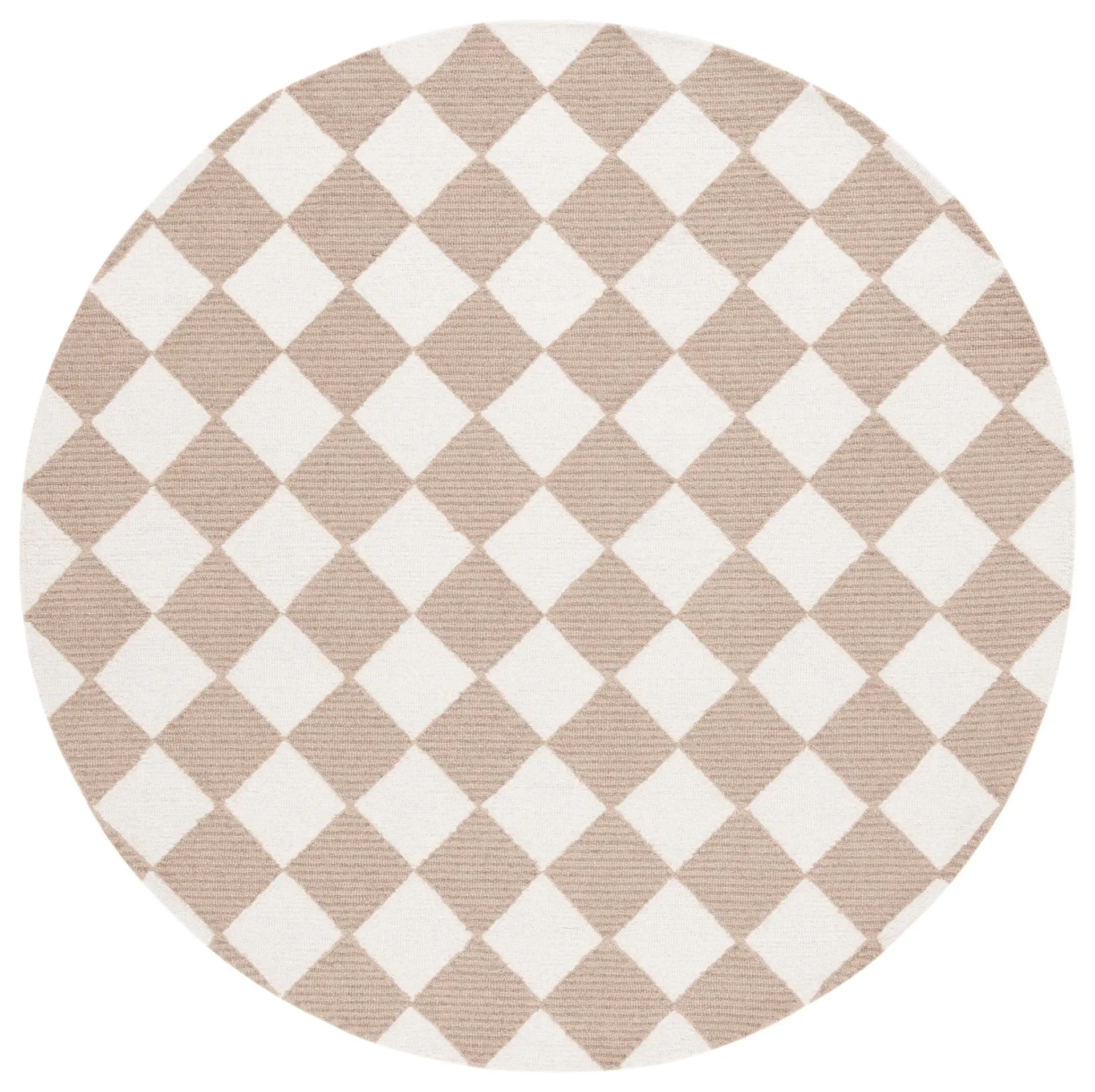 Martha Stewart Diamond Checkerboard Hand-Tufted Wool Rug