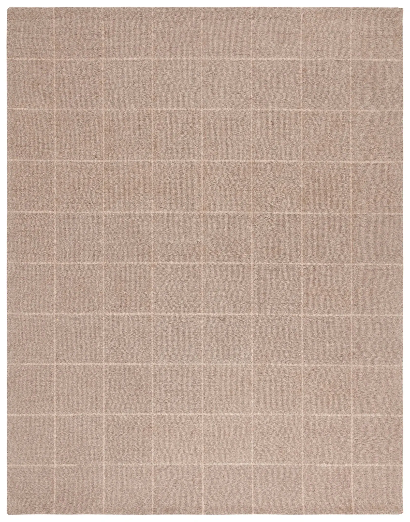 Martha Stewart Grid Hand-Tufted Wool Rug