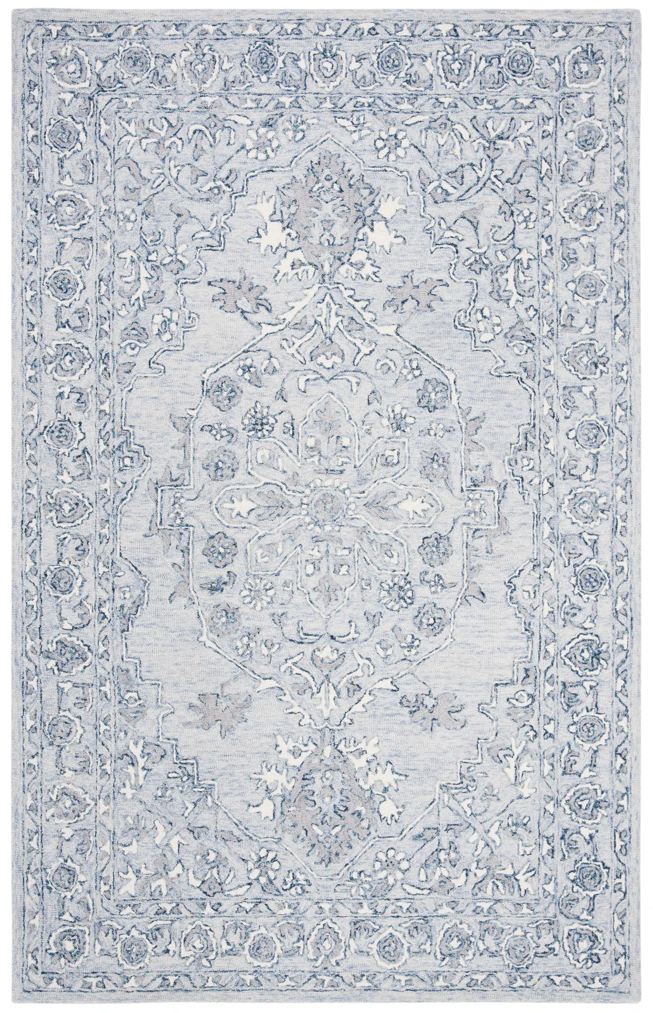 Martha Stewart Medallion Hand-Woven Wool Outdoor Rug