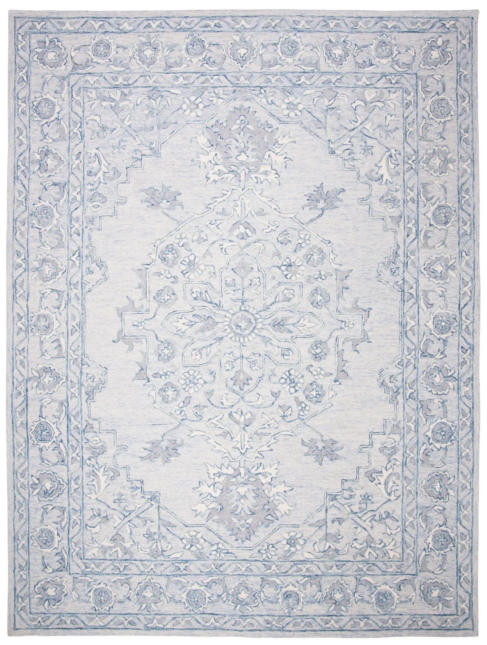 Martha Stewart Medallion Hand-Woven Wool Outdoor Rug