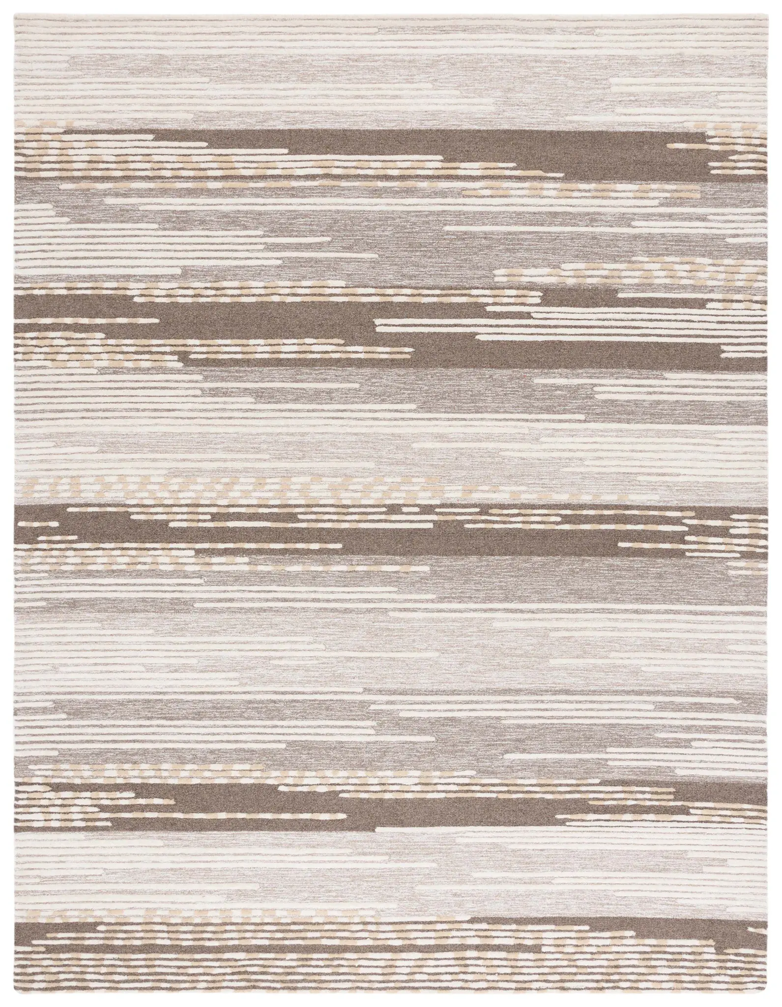 Martha Stewart Broken Stripe Hand-Tufted Wool Rug