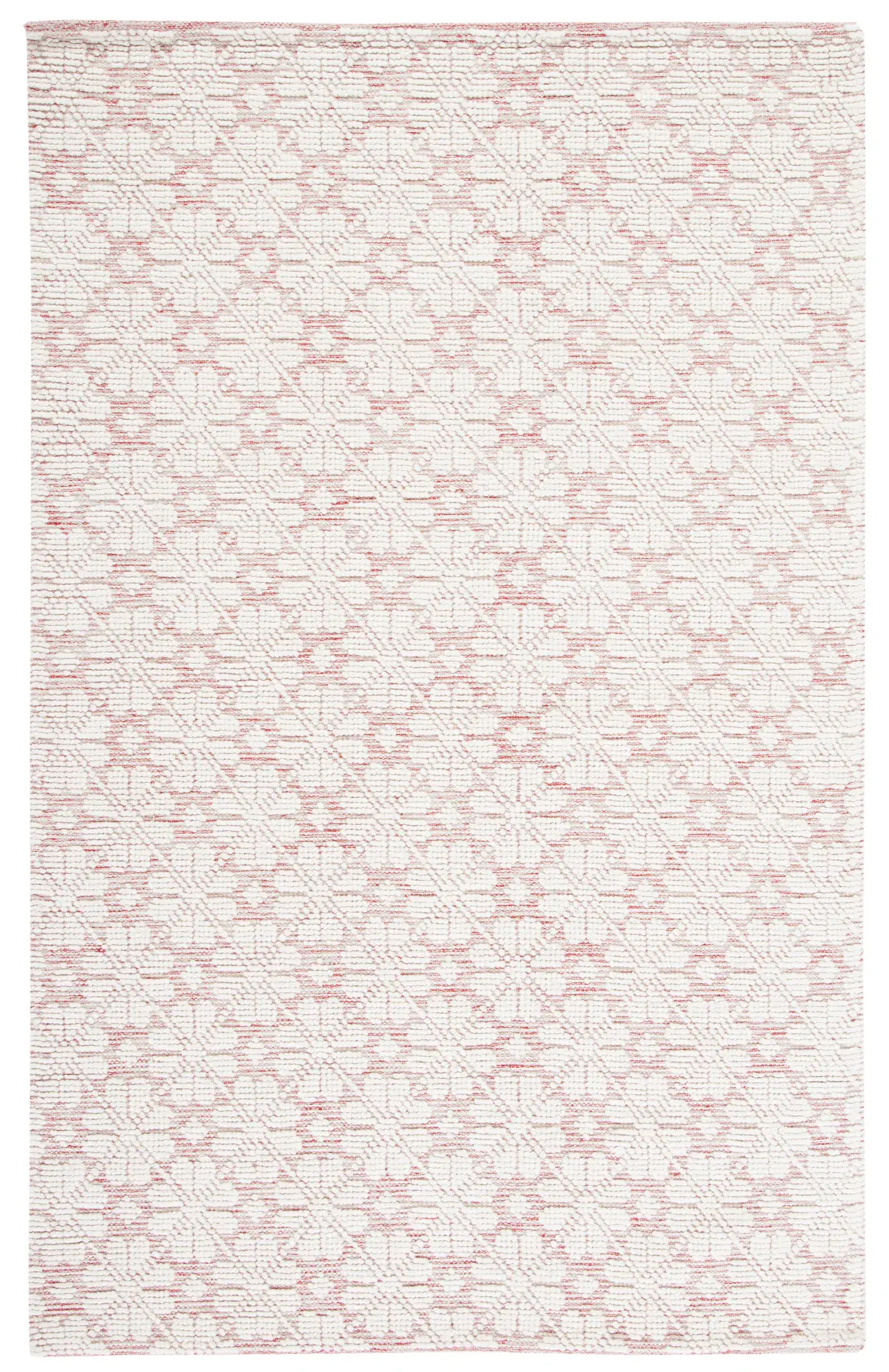 Martha Stewart Floral Tile Hand-Woven Wool Outdoor Rug
