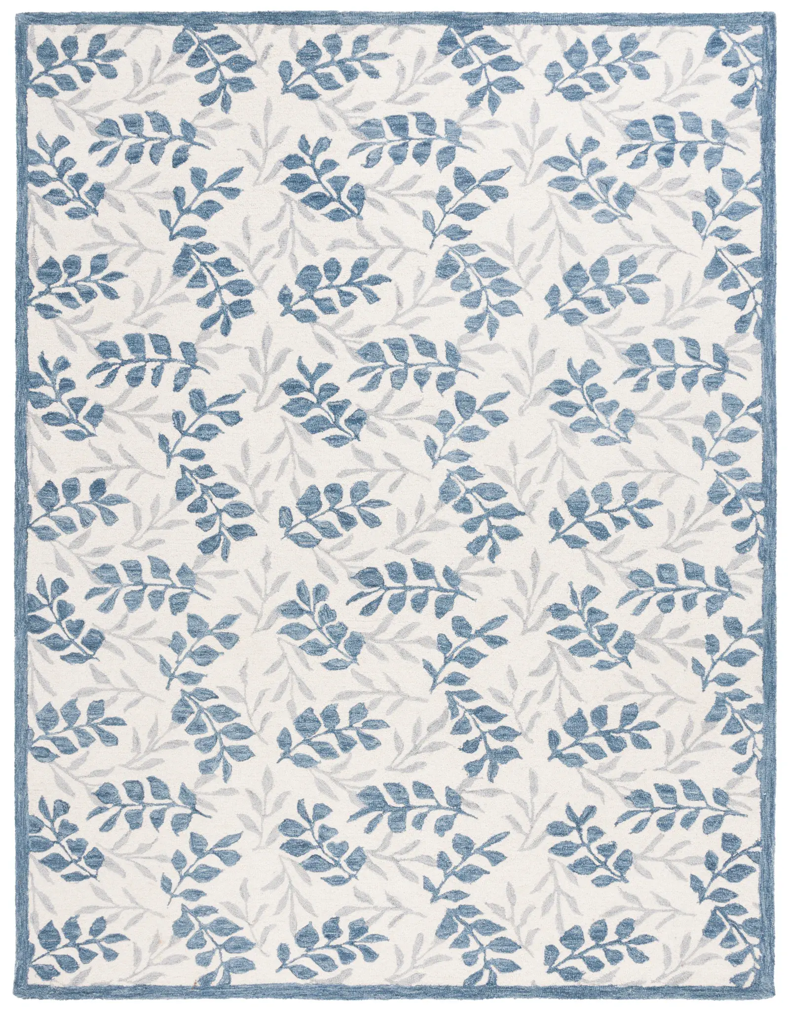 Martha Stewart Leafy Branch Hand-Tufted Wool Outdoor Rug