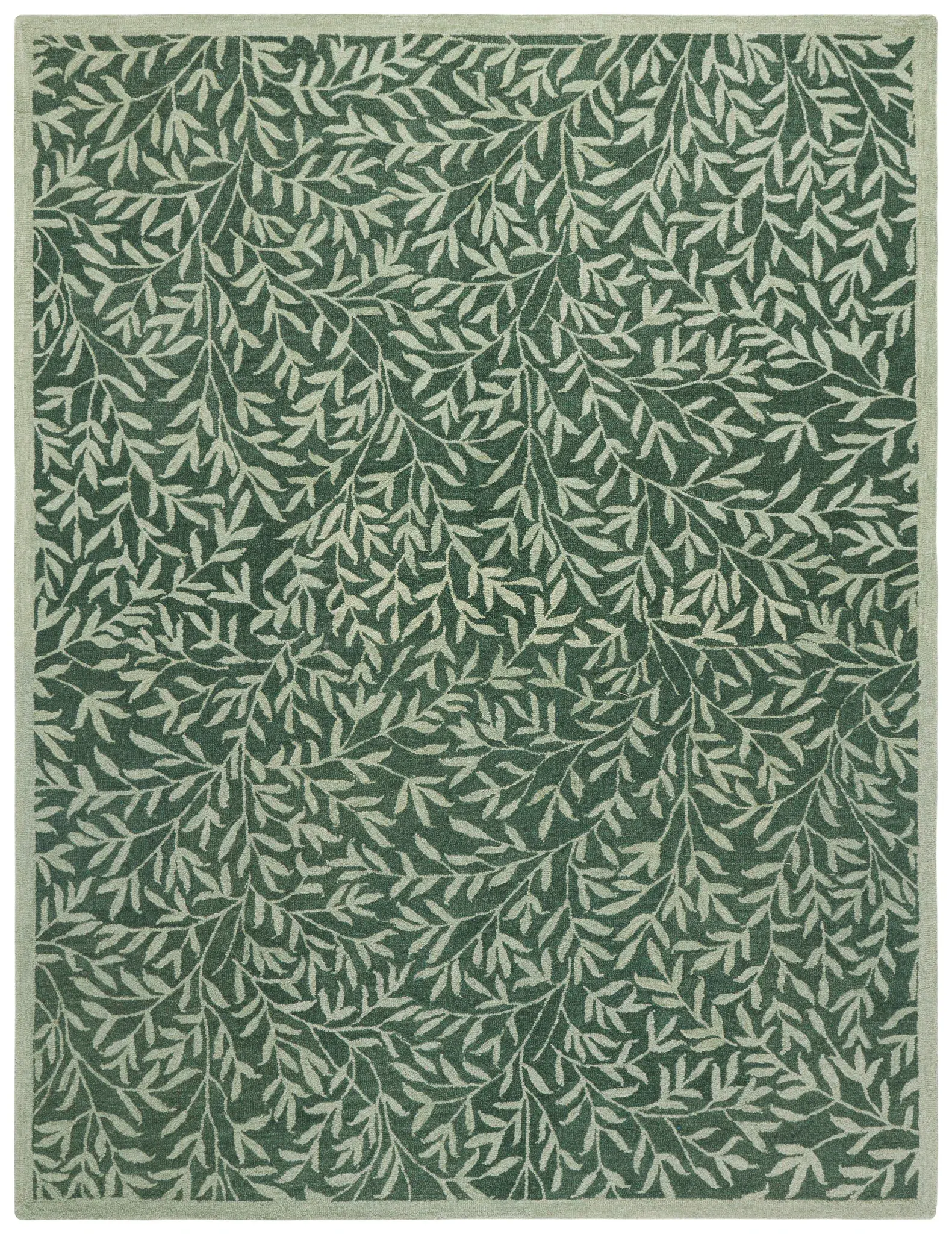 Martha Stewart Leafy Vine Hand-Tufted Wool Outdoor Rug