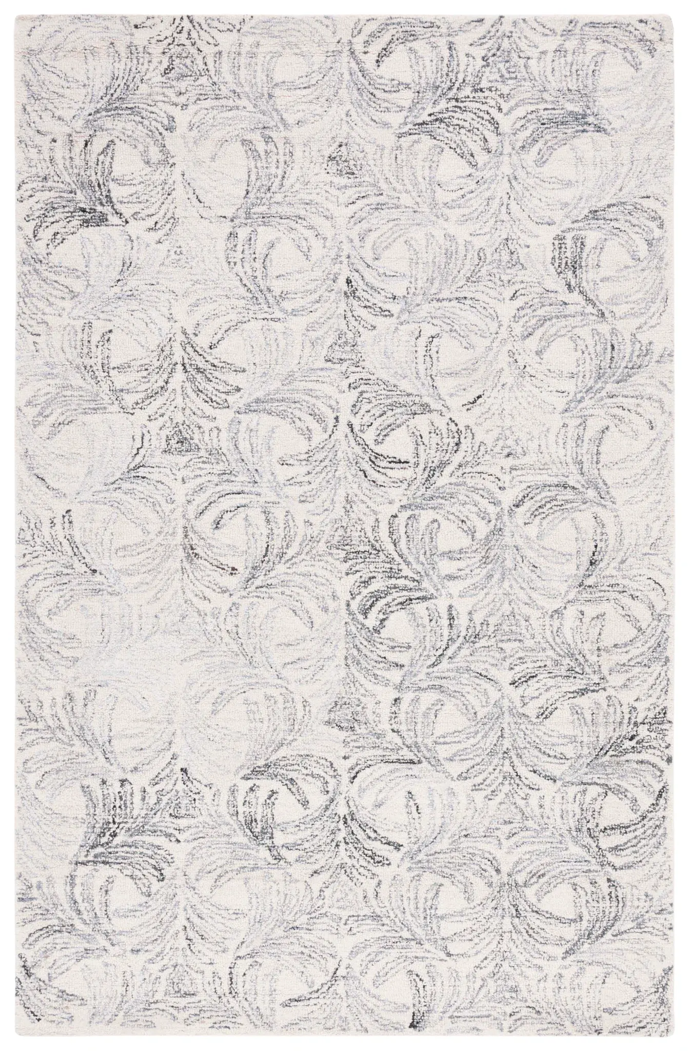 Martha Stewart Botanical Scroll Hand-Tufted Rug