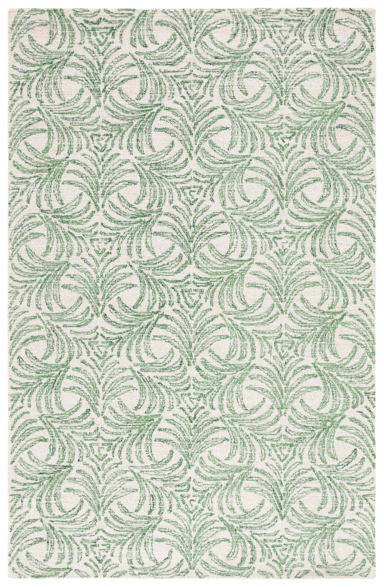 Martha Stewart Botanical Scroll Hand-Tufted Rug