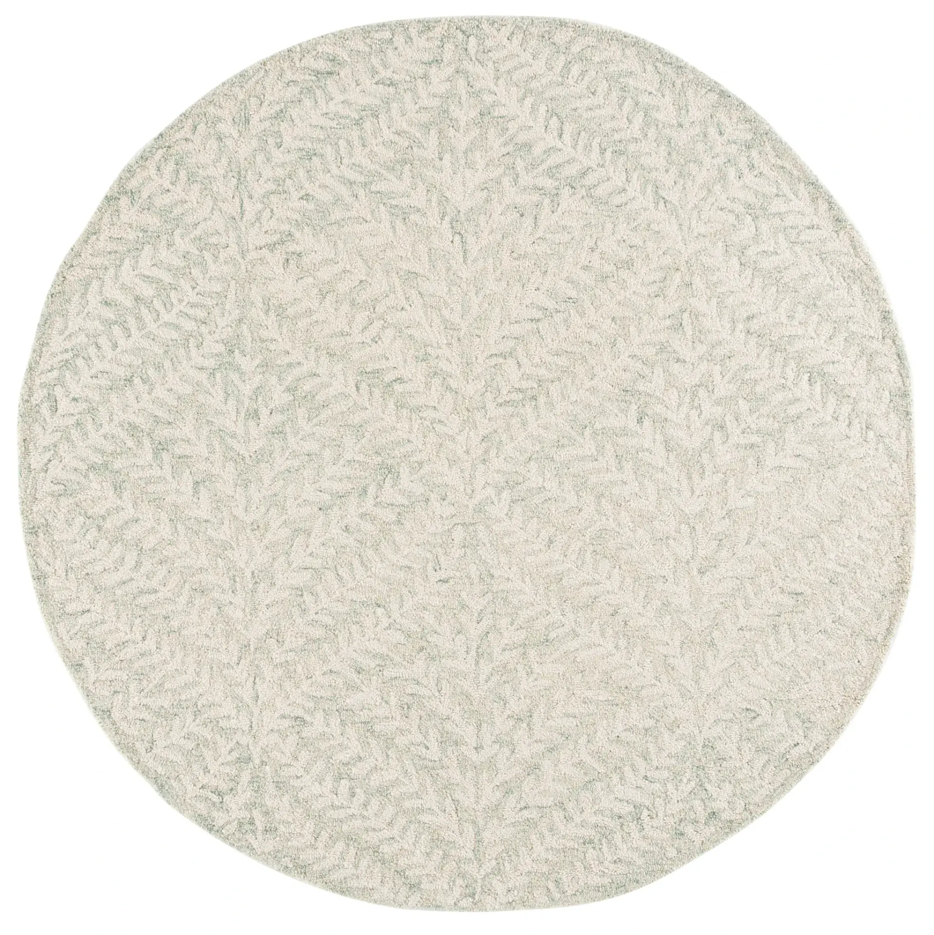 Martha Stewart Transitional Leaf Hand-Tufted Wool Rug