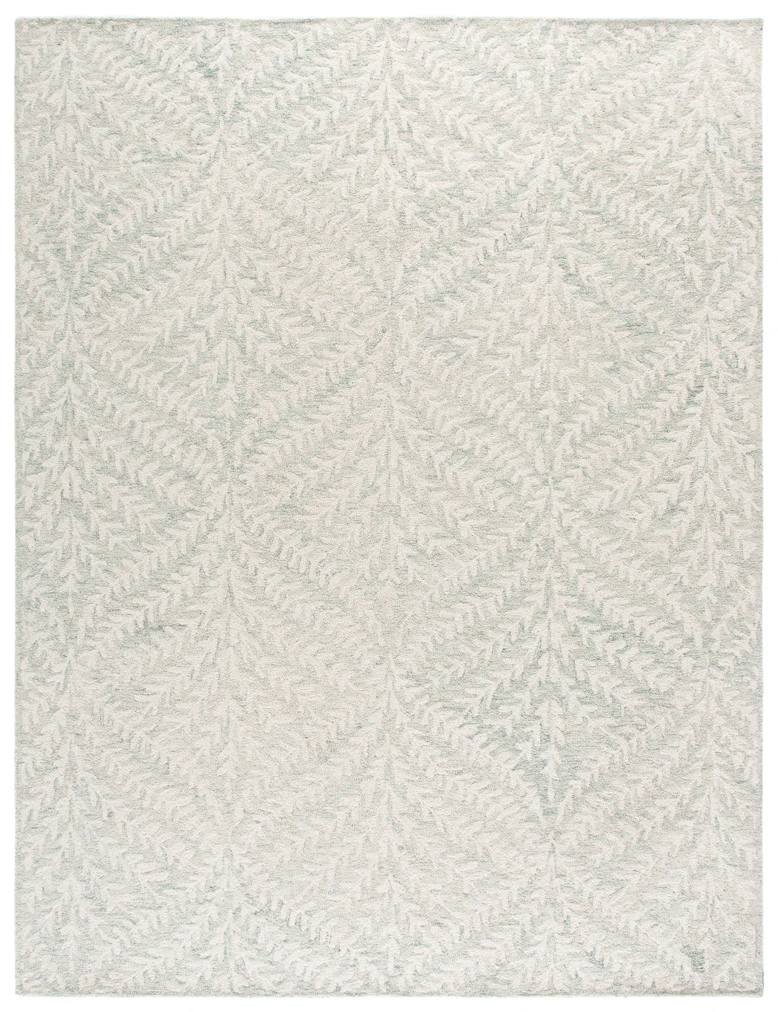 Martha Stewart Transitional Leaf Hand-Tufted Wool Rug