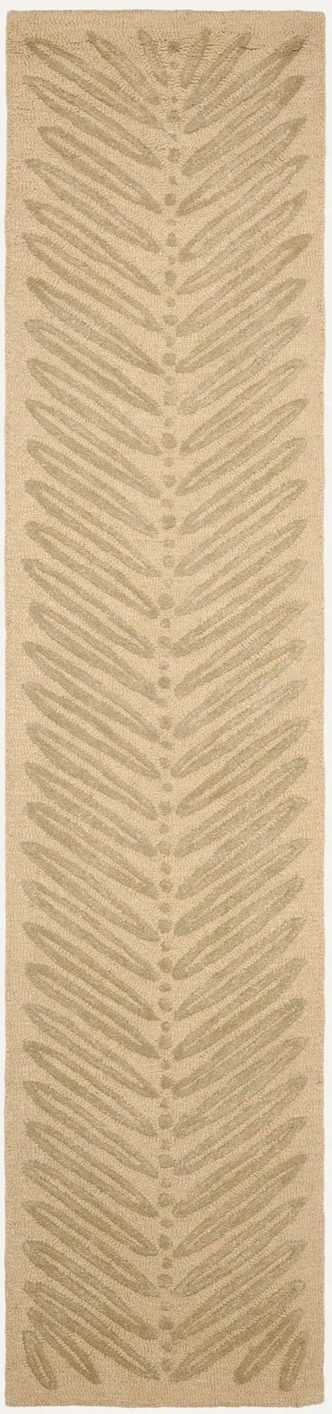 Martha Stewart Chevron Leaf Hand-Tufted Outdoor Rug