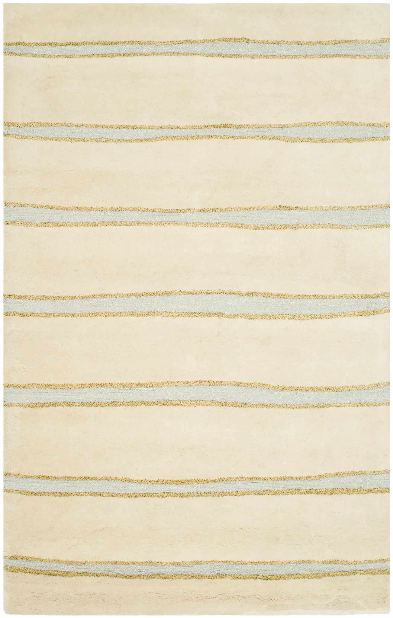 Martha Stewart Chalk Stripe Hand-Tufted Outdoor Rug
