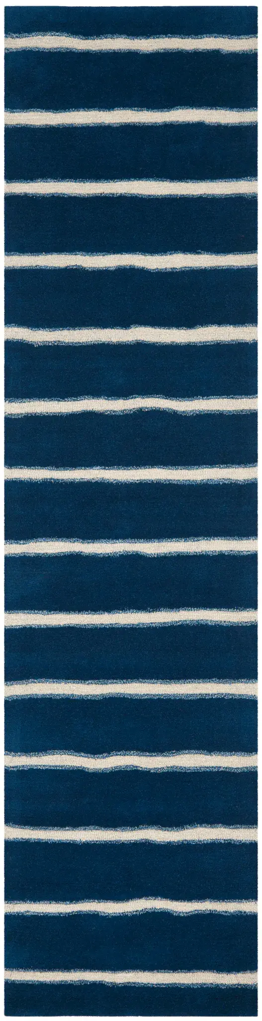 Martha Stewart Chalk Stripe Hand-Tufted Outdoor Rug