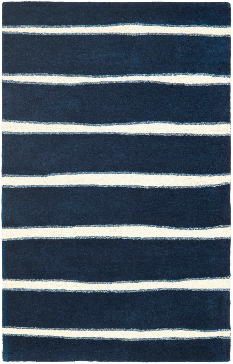 Martha Stewart Chalk Stripe Hand-Tufted Outdoor Rug
