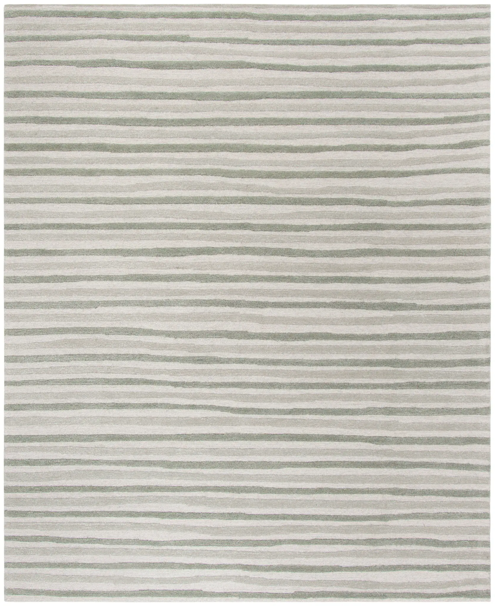 Martha Stewart Organic Stripe Hand-Tufted Outdoor Rug