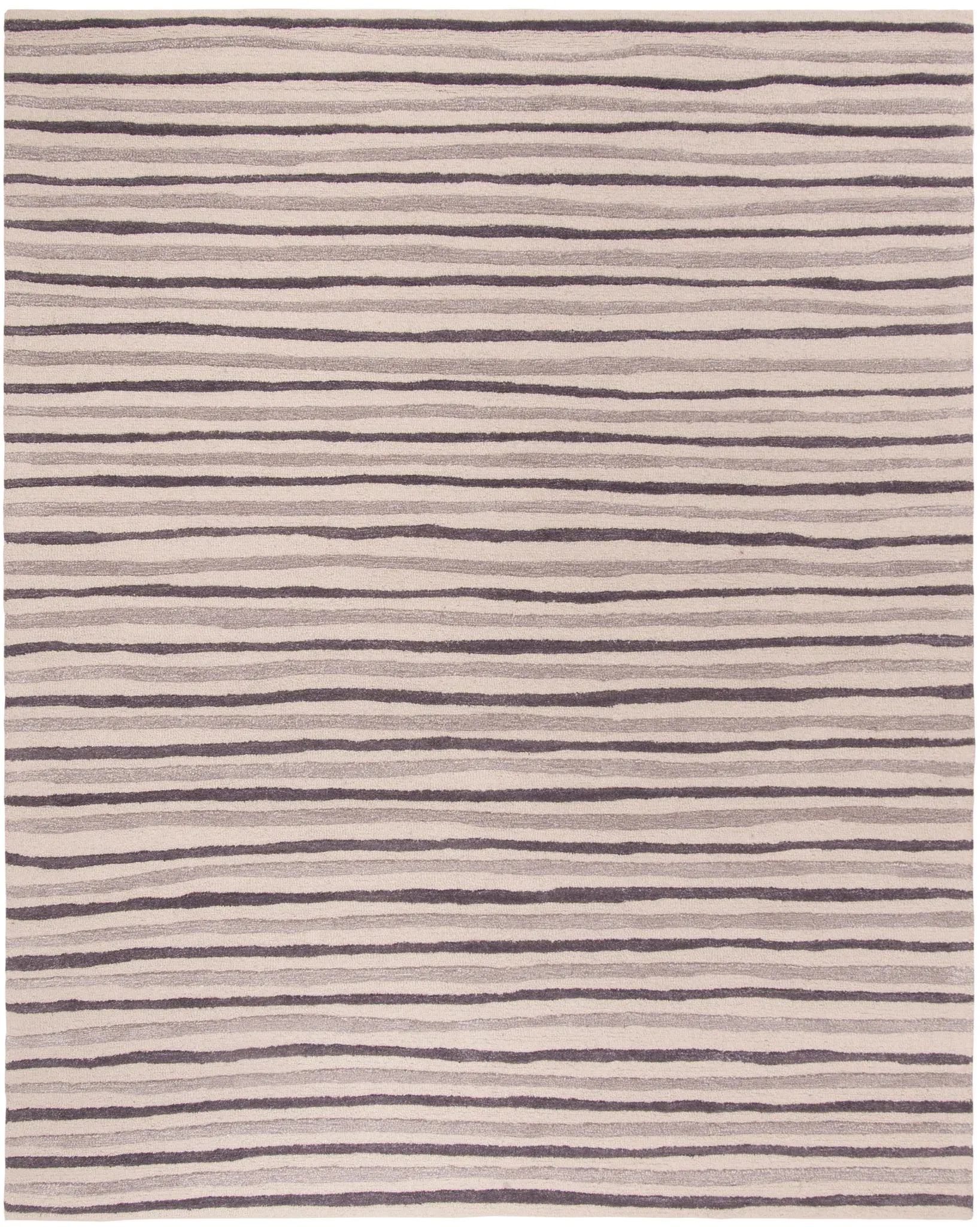 Martha Stewart Organic Stripe Hand-Tufted Outdoor Rug